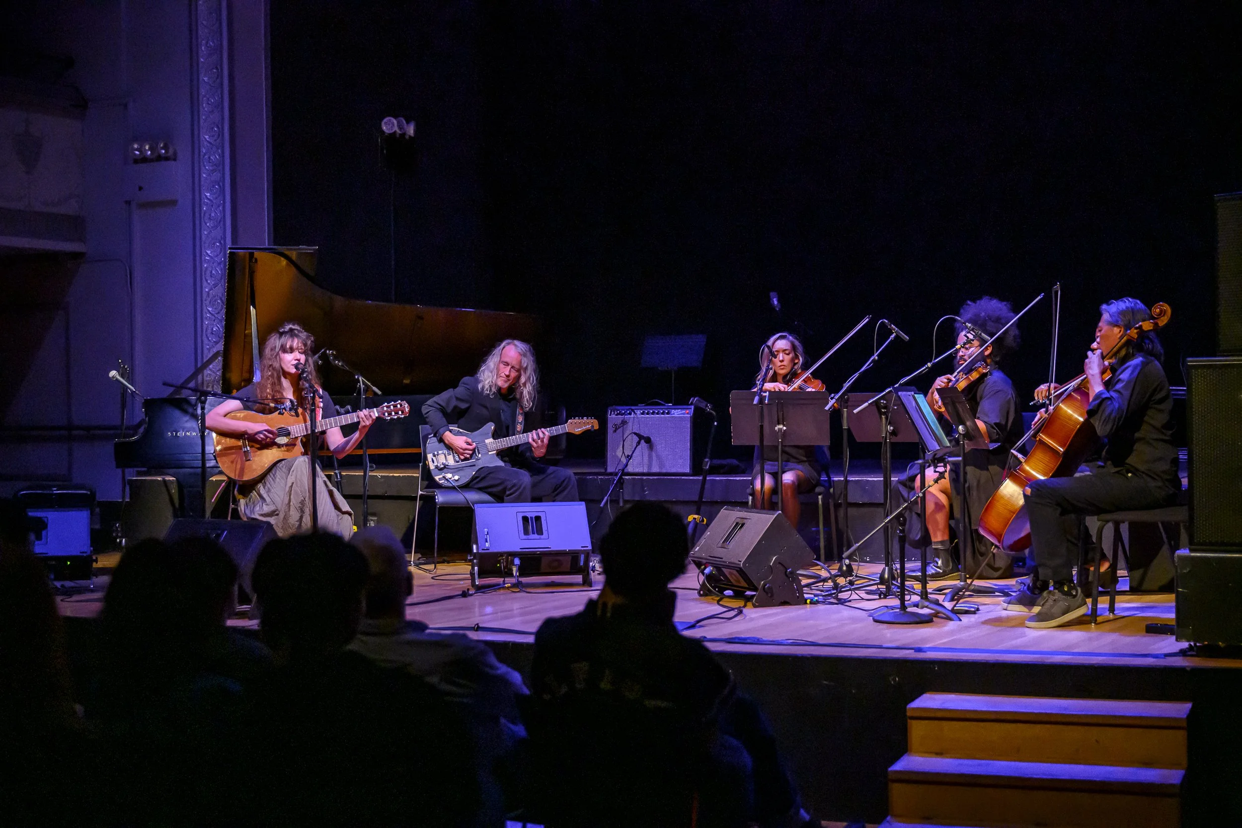 Haley Fohr with Alan Sparkhawk and Wordless Music String Quartet on Thursday, October 1, 2026.