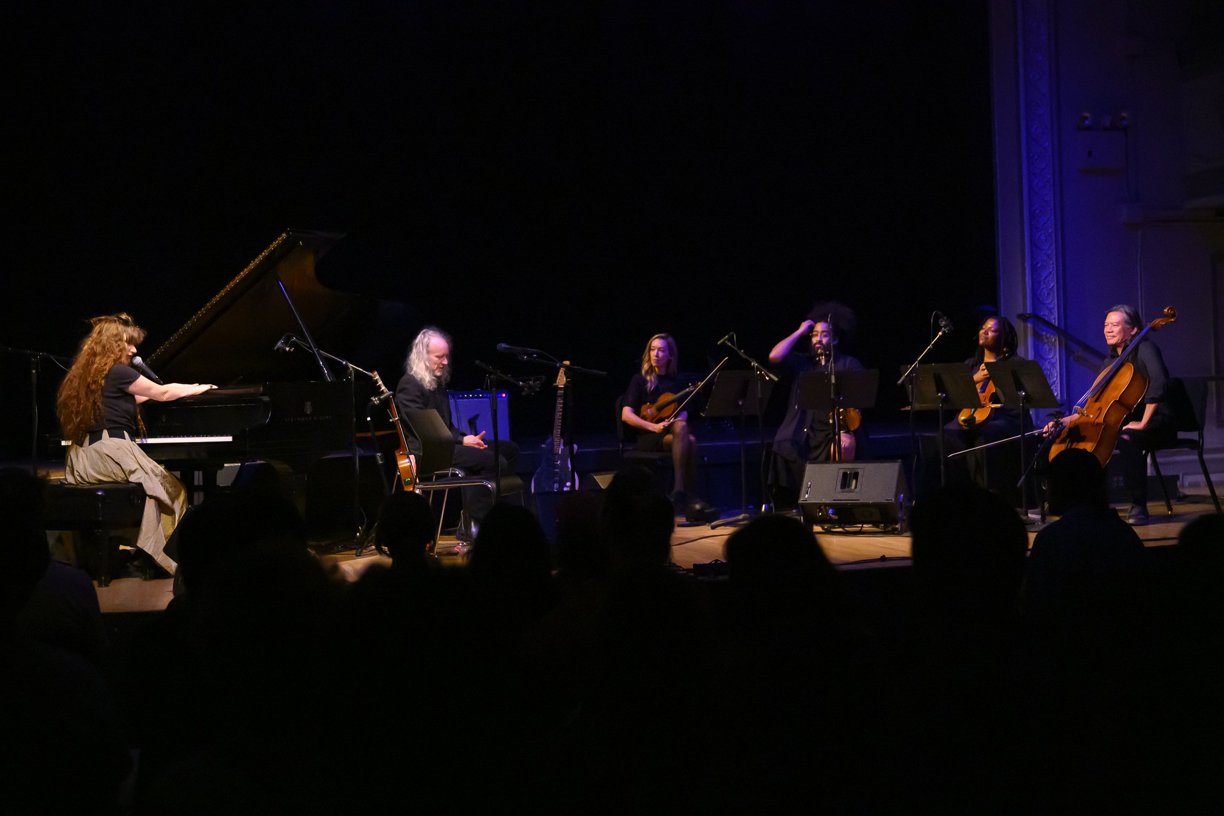 Haley Fohr with Alan Sparkhawk and Wordless Music String Quartet on Thursday, October 1, 2026.