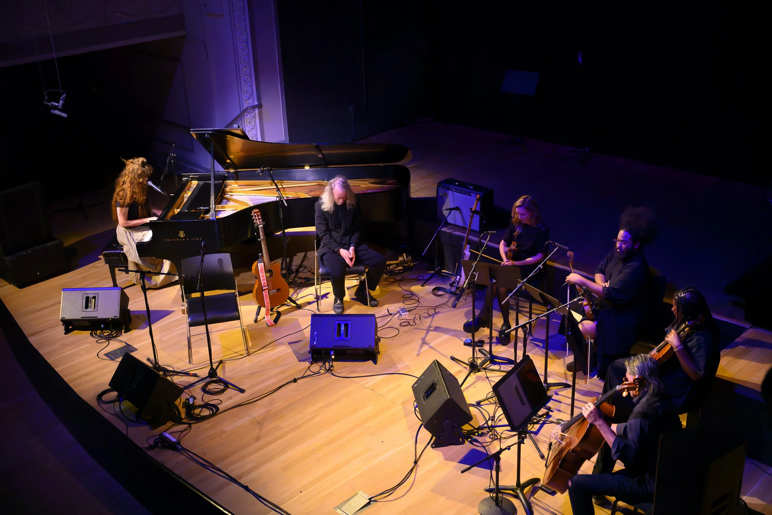 Haley Fohr with Alan Sparkhawk and Wordless Music String Quartet on Thursday, October 1, 2026.