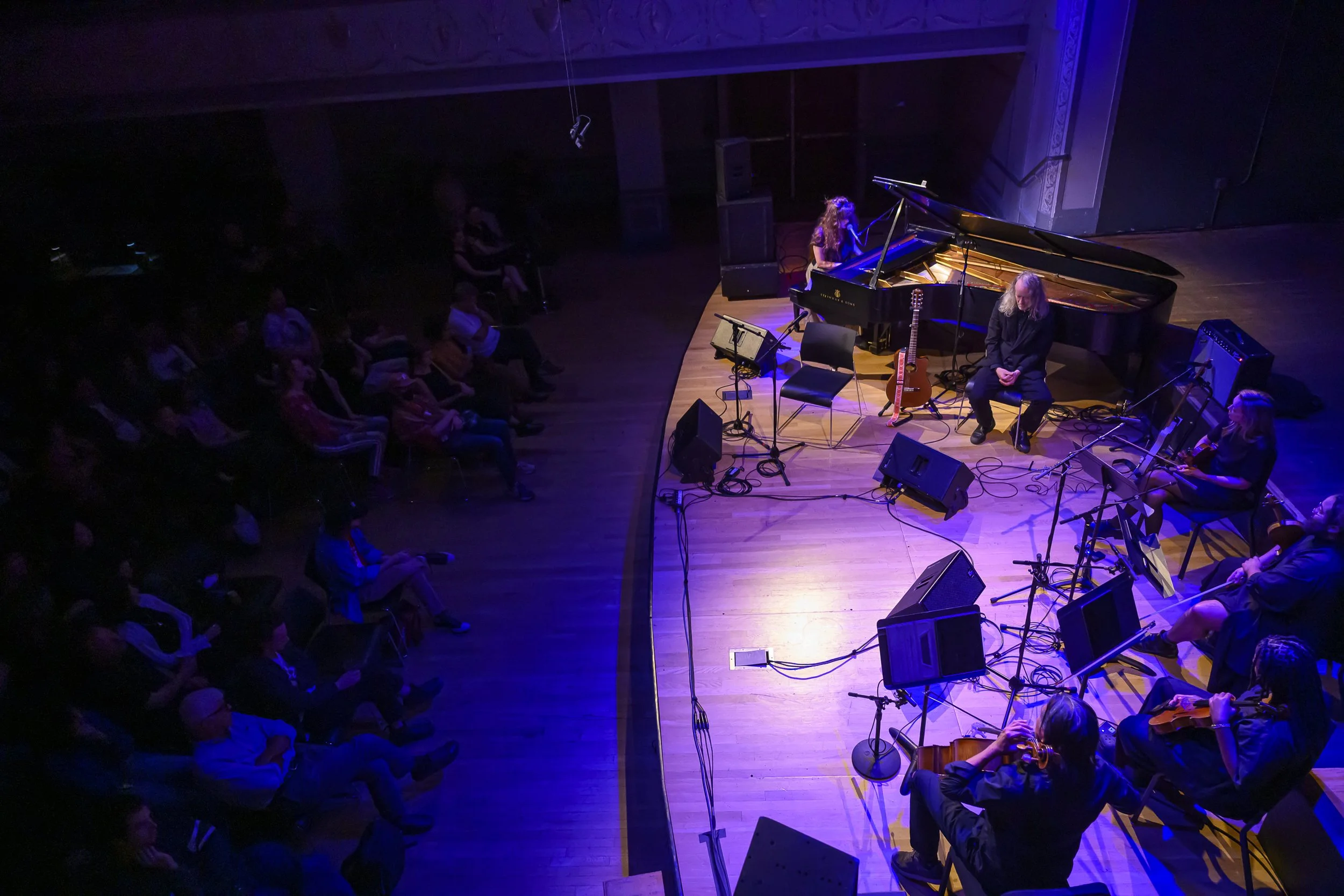 Haley Fohr with Alan Sparkhawk and Wordless Music String Quartet on Thursday, October 1, 2026.