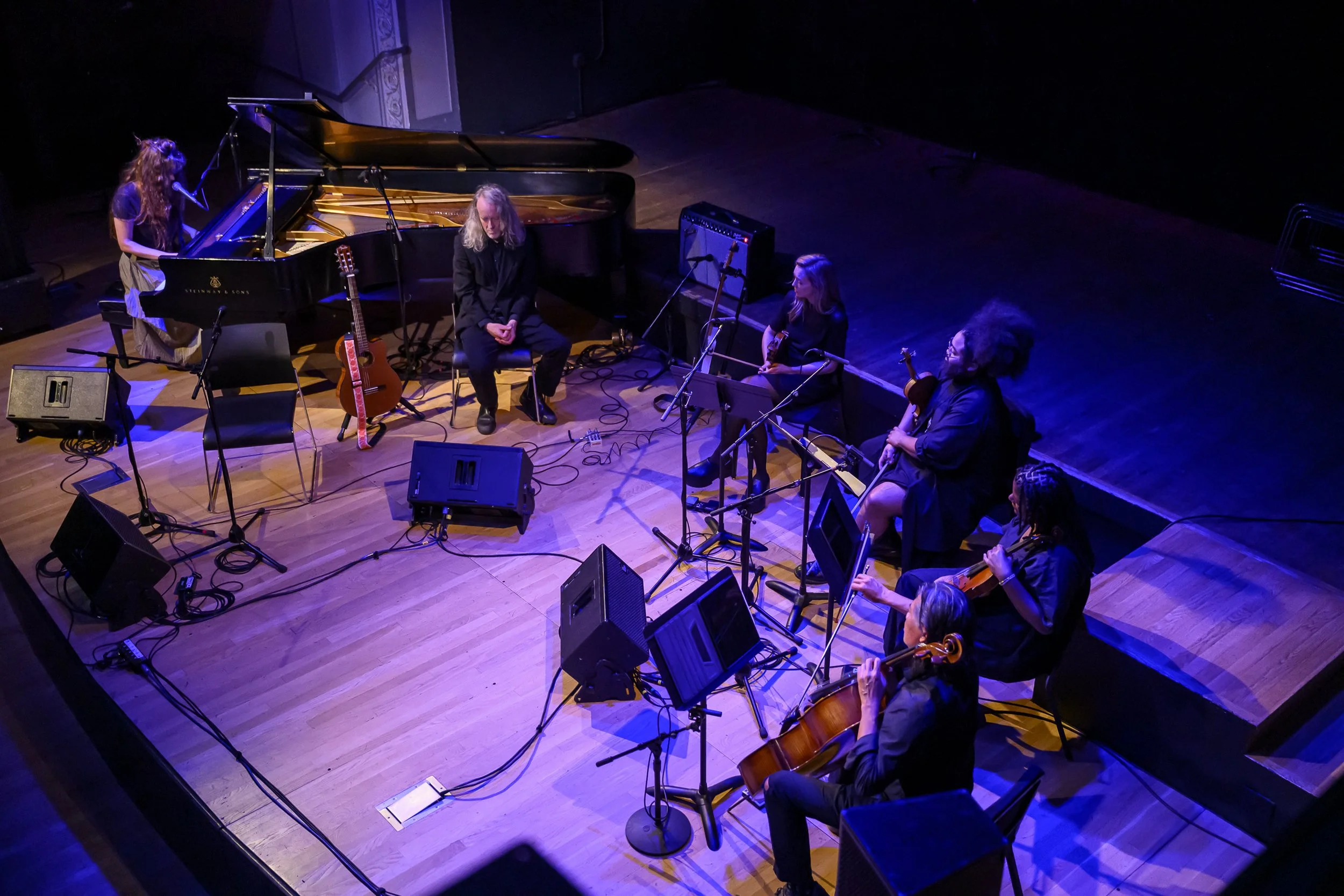 Haley Fohr with Alan Sparkhawk and Wordless Music String Quartet on Thursday, October 1, 2026.