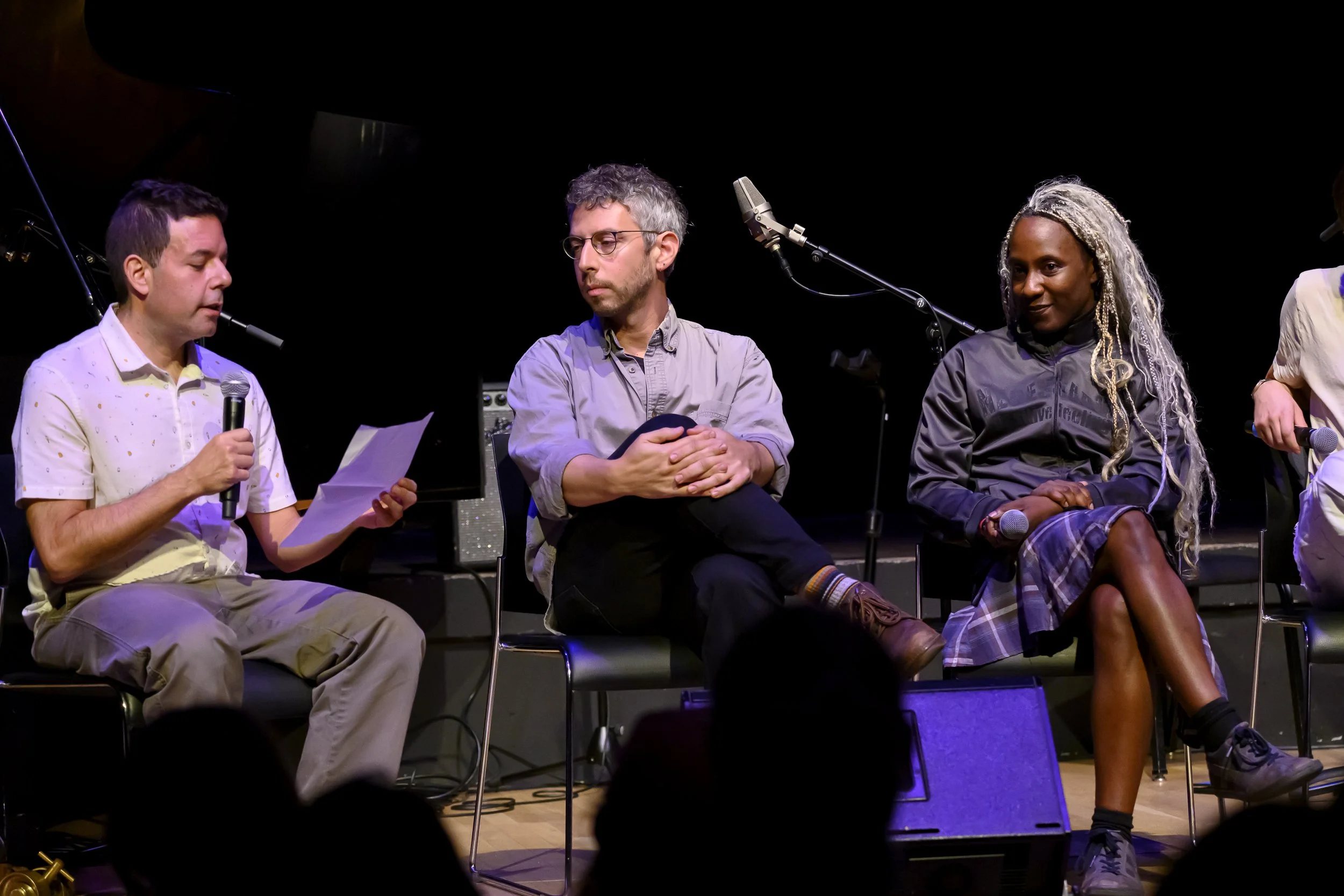 Silent Barn panel with Ronen Givony, Carlos Hernandez, and Yatta Zoker on Thursday, October 1, 2026.