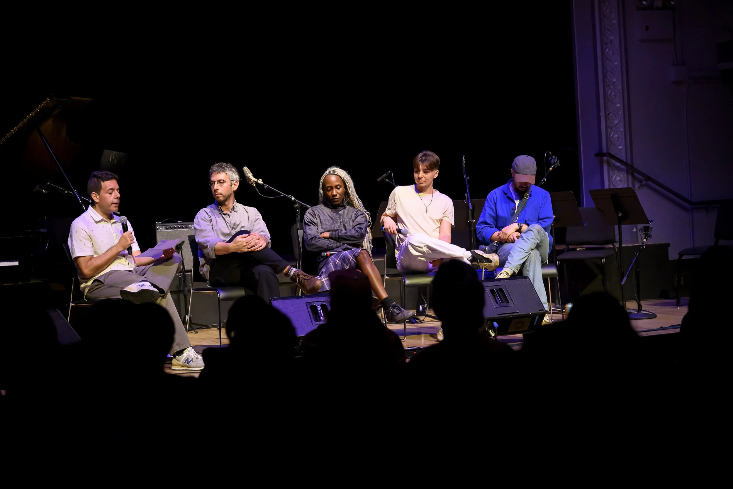 Silent Barn panel with Ronen Givony, Carlos Hernandez, Yatta Zoker, Neon Mashurov, and Jordan Michael Iannucci on Thursday, October 1, 2026.