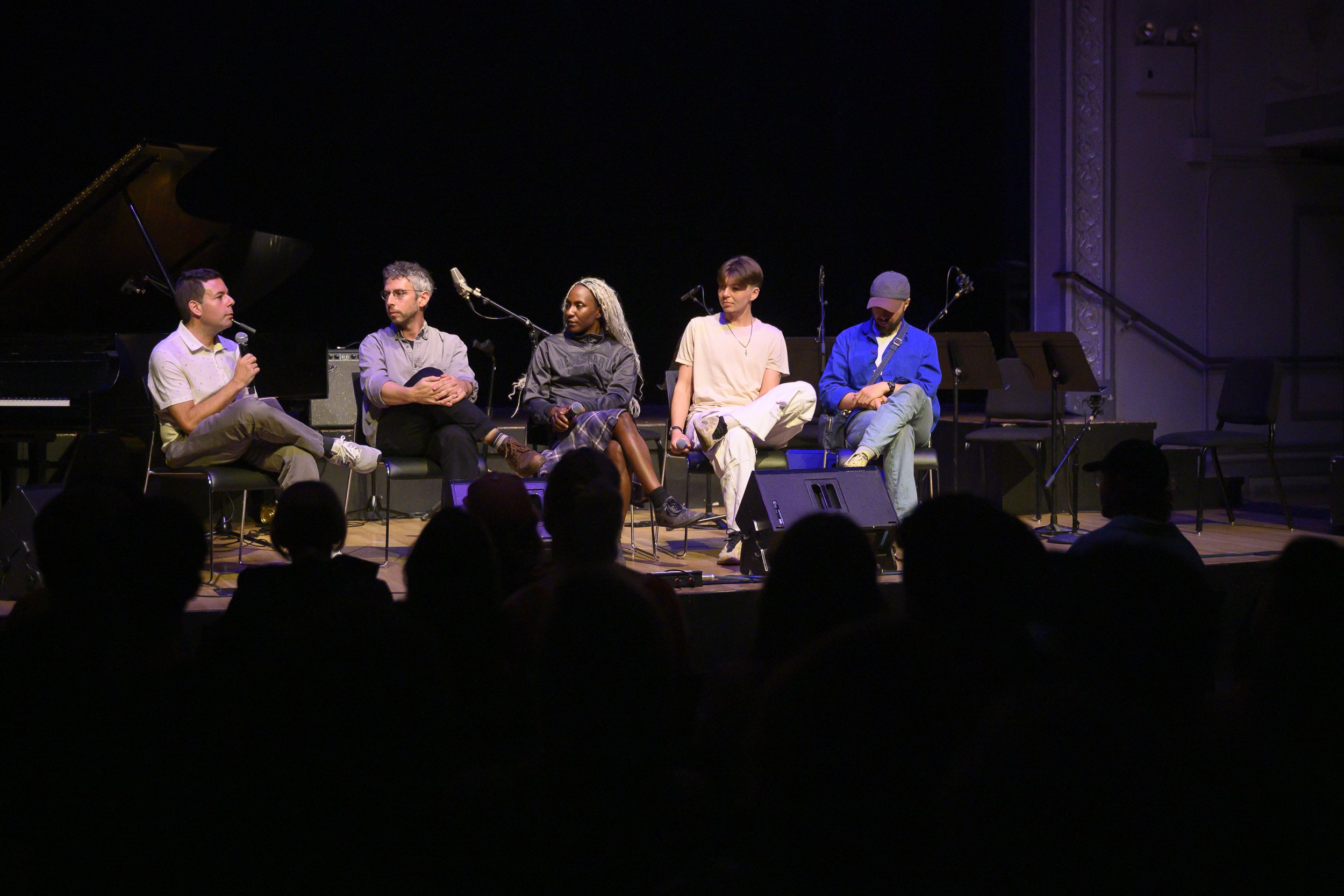 Silent Barn panel with Ronen Givony, Carlos Hernandez, Yatta Zoker, Neon Mashurov, and Jordan Michael Iannucci on Thursday, October 1, 2026.