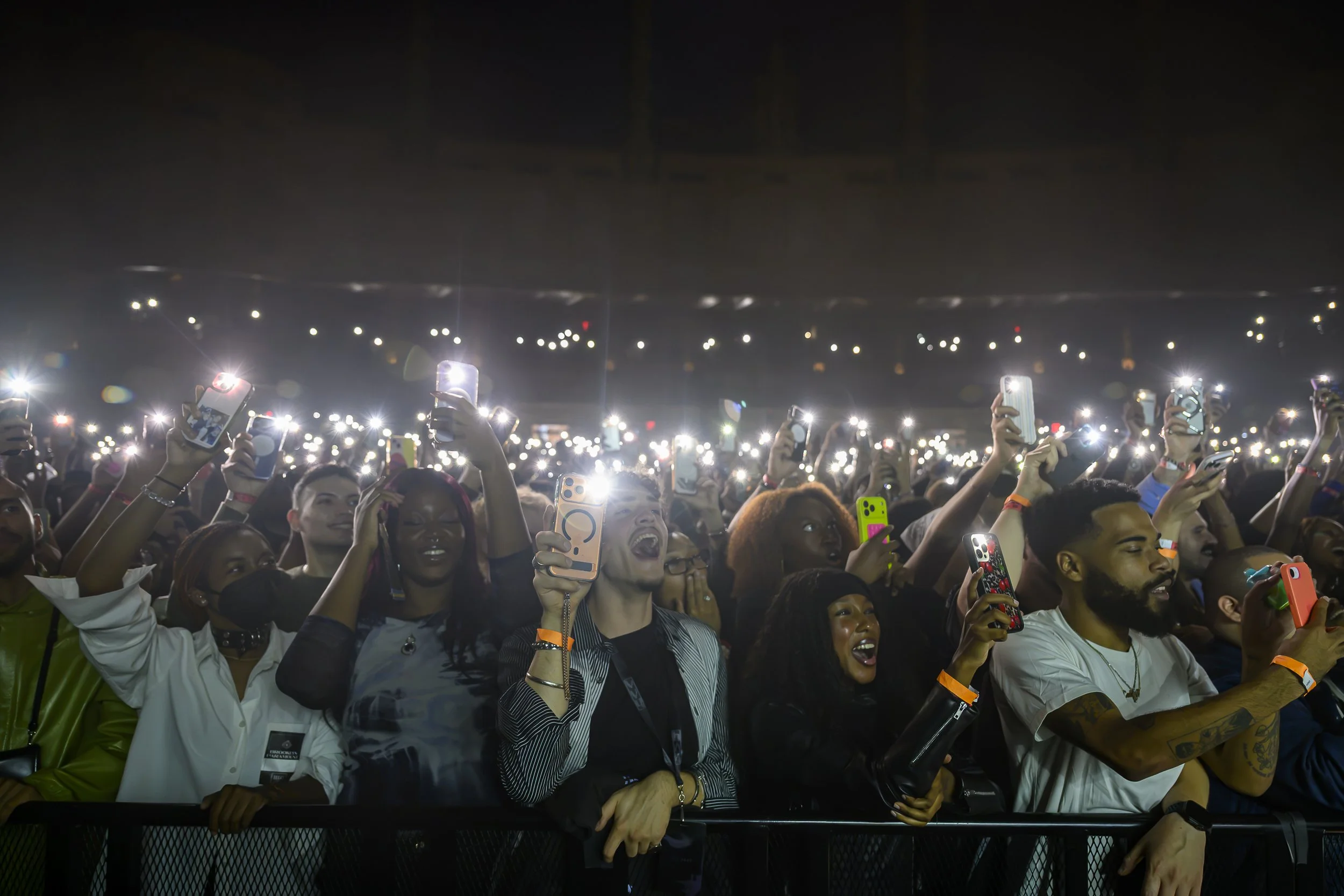 Fans during Kelela at Brooklyn Paramount on Friday, October 9, 2026.