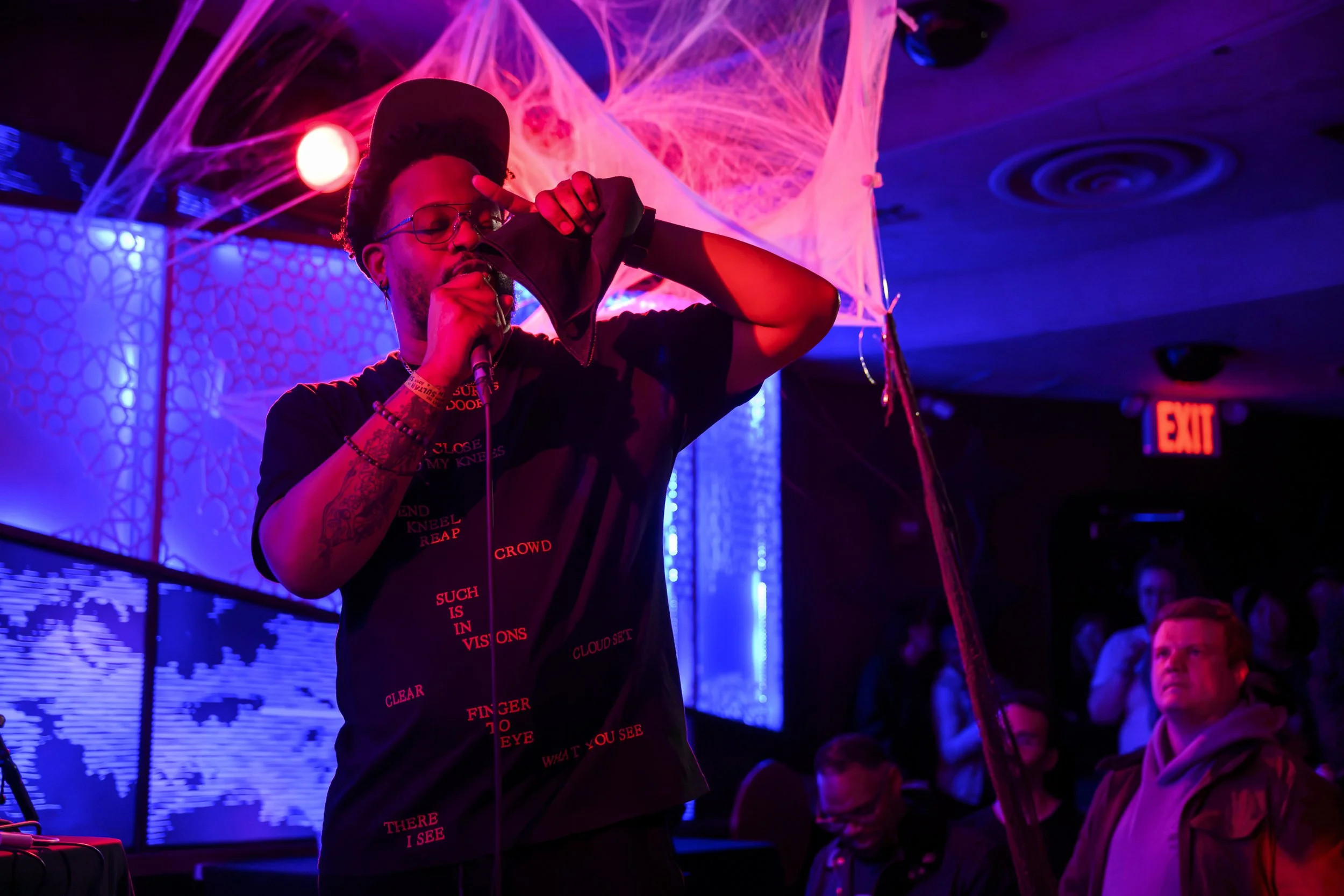 Open Mike Eagle and Kenny Segal at The Sultan Room on Friday, October 16, 2026.