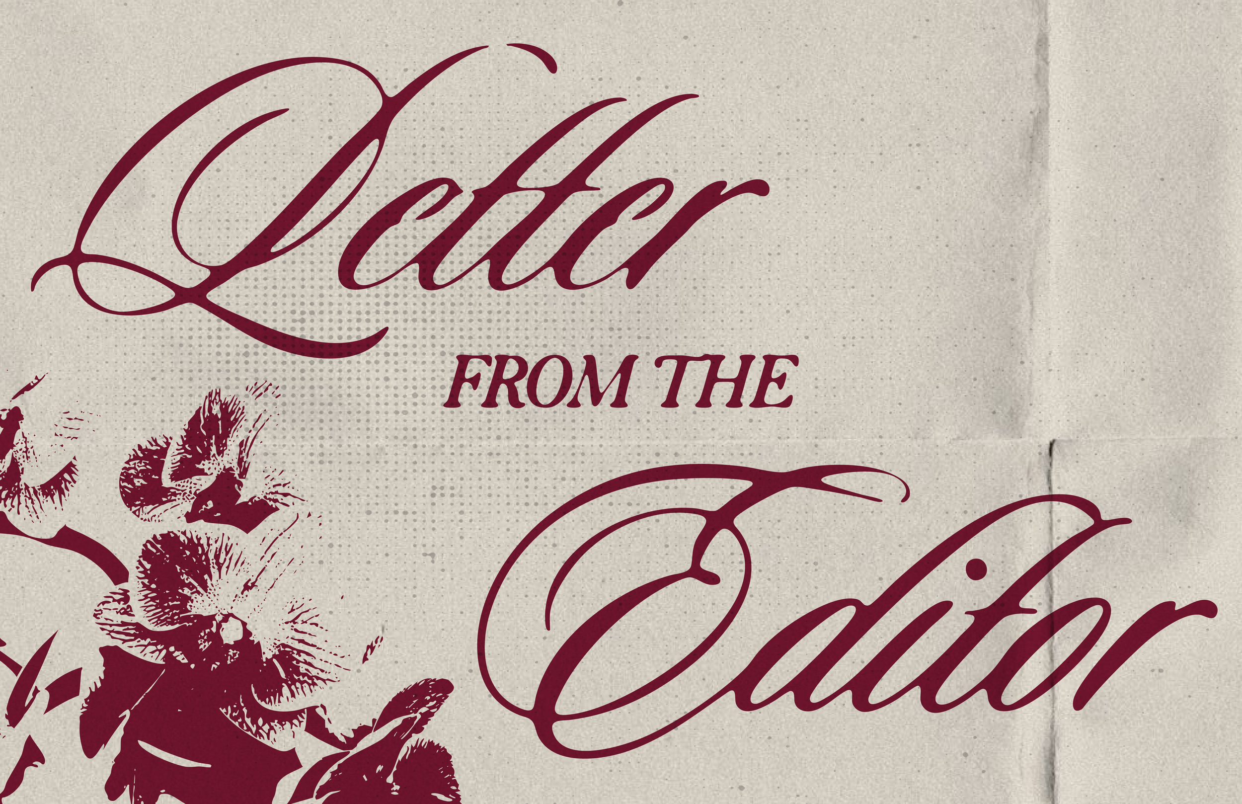 Letter from the Editor