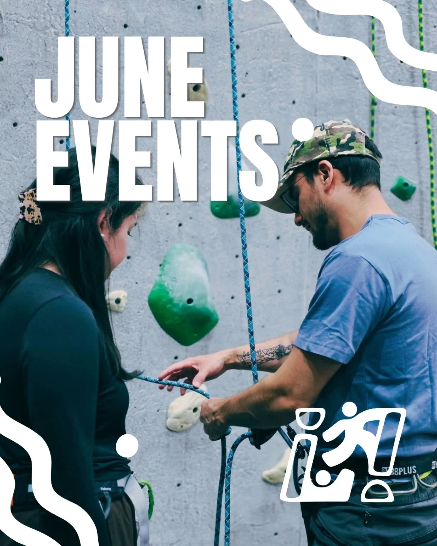 Join us for our June climbing meetups!! 
We have discounted day passes for both gyms! Just ask the front desk.