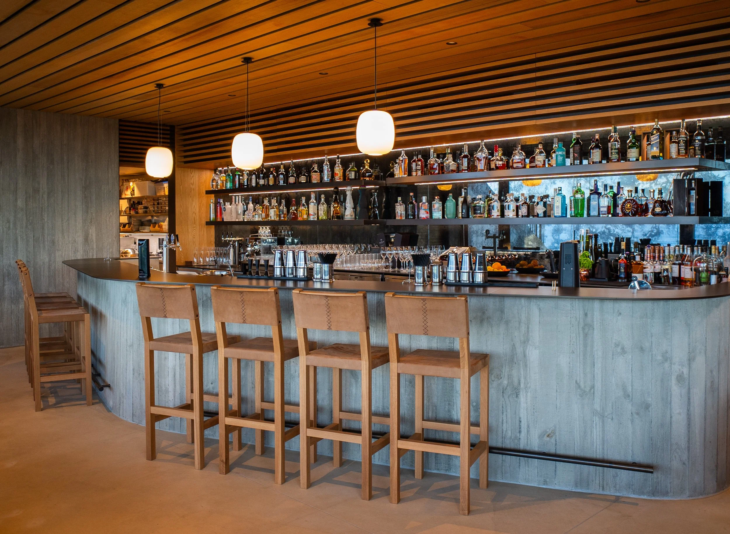 The bar