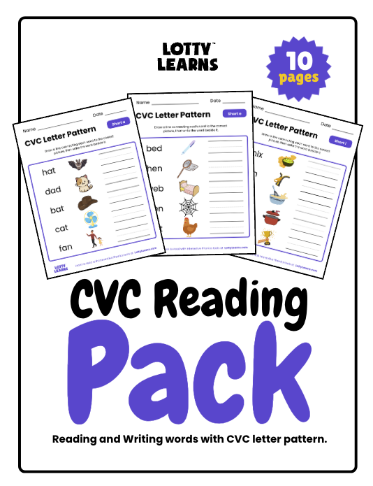 CVC Reading Pack