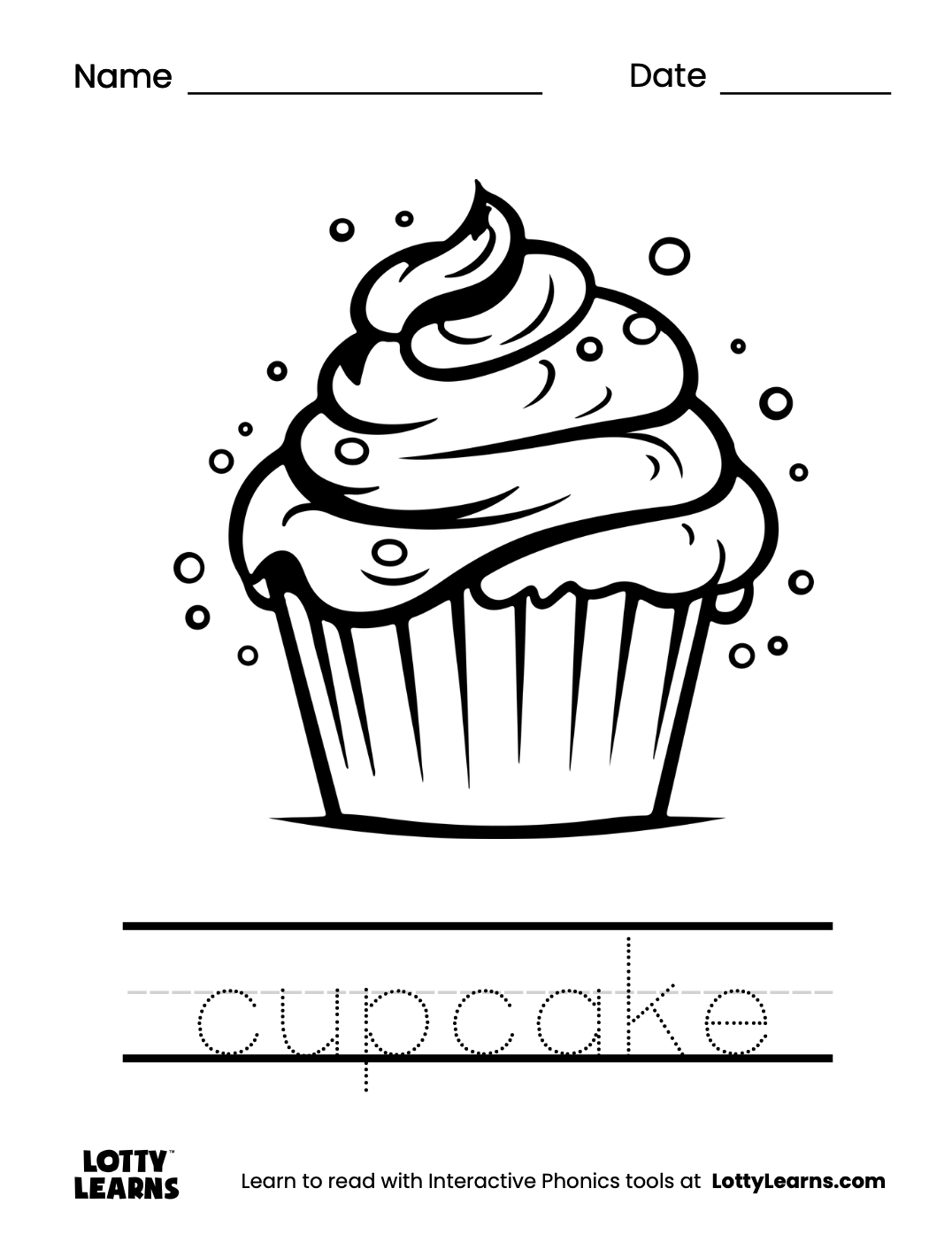 ABC Foods Coloring Pack - cupcake.png