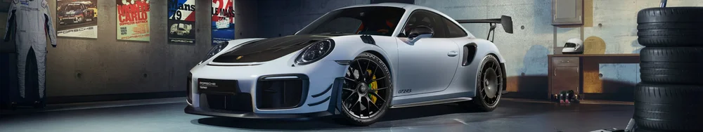 Porsche 911 GT2 RS MR panoramic wallpaper