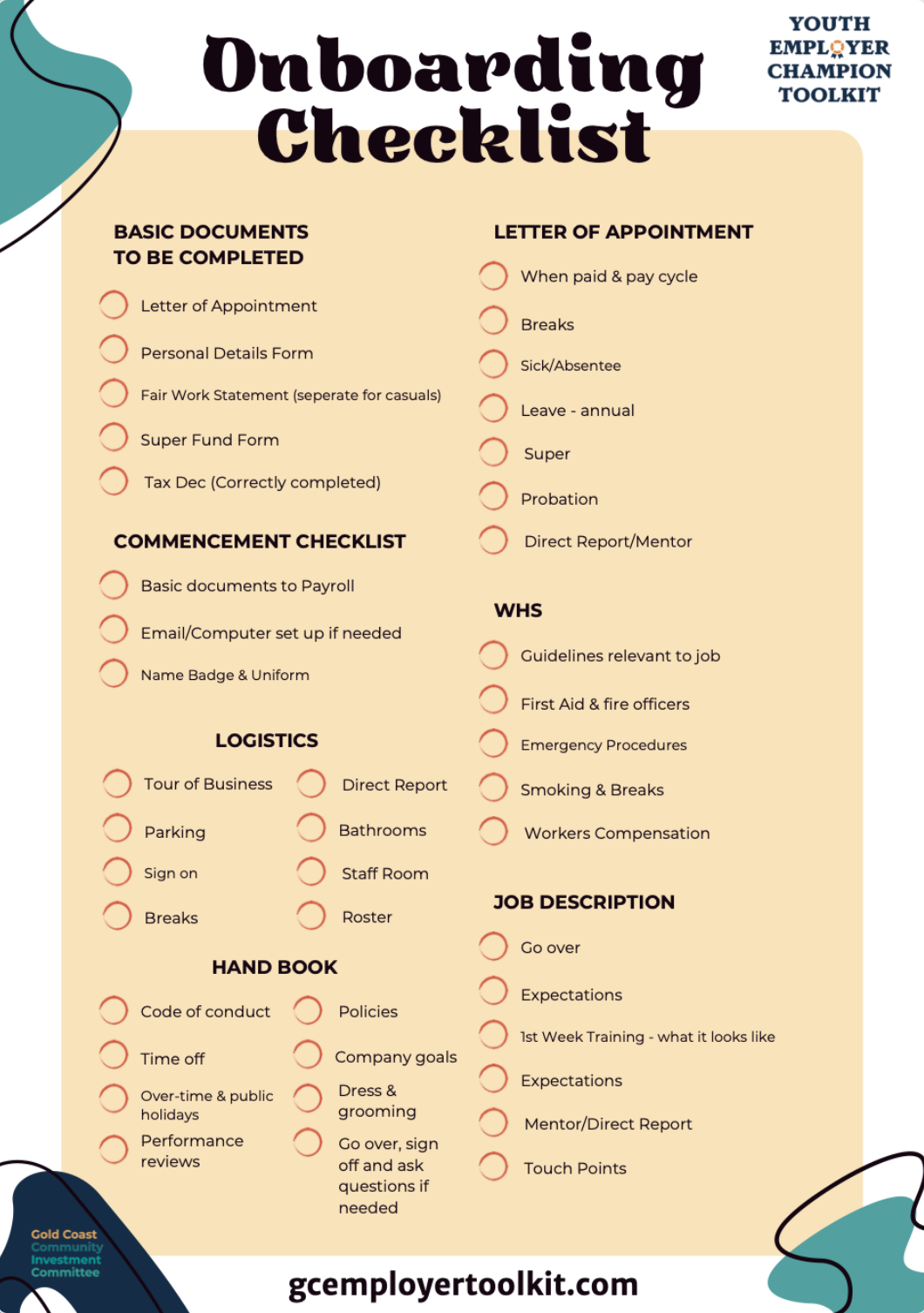 Onboarding — Employer Champion Toolkit