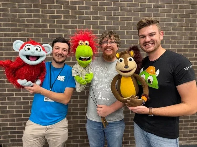 Last month, part of our team had the opportunity to attend the Fellowship of Christian Puppeteers (FCP) National Conference, and it was SO good to see our friends from around the country (and around the world!)

We were excited to spend some time wit