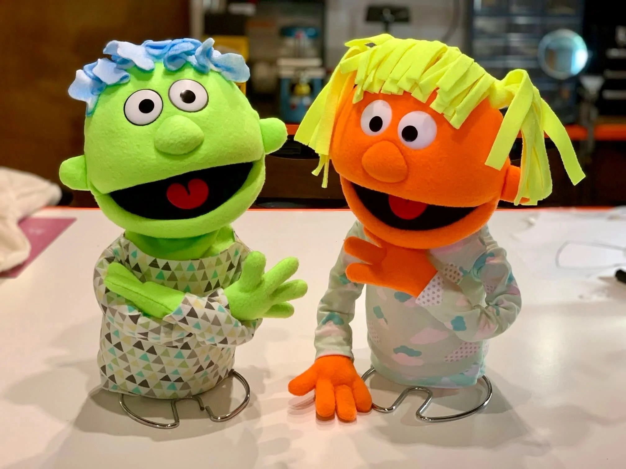 Would You Rather Wednesday 🤔 

If your puppet could only communicate one way, which would you choose? 

A ) Your puppet constantly SINGS everything they say! 🎶

B ) Your puppet DANCES while talking! 🕺

Drop your answer in the comments! 

#OneWay2 