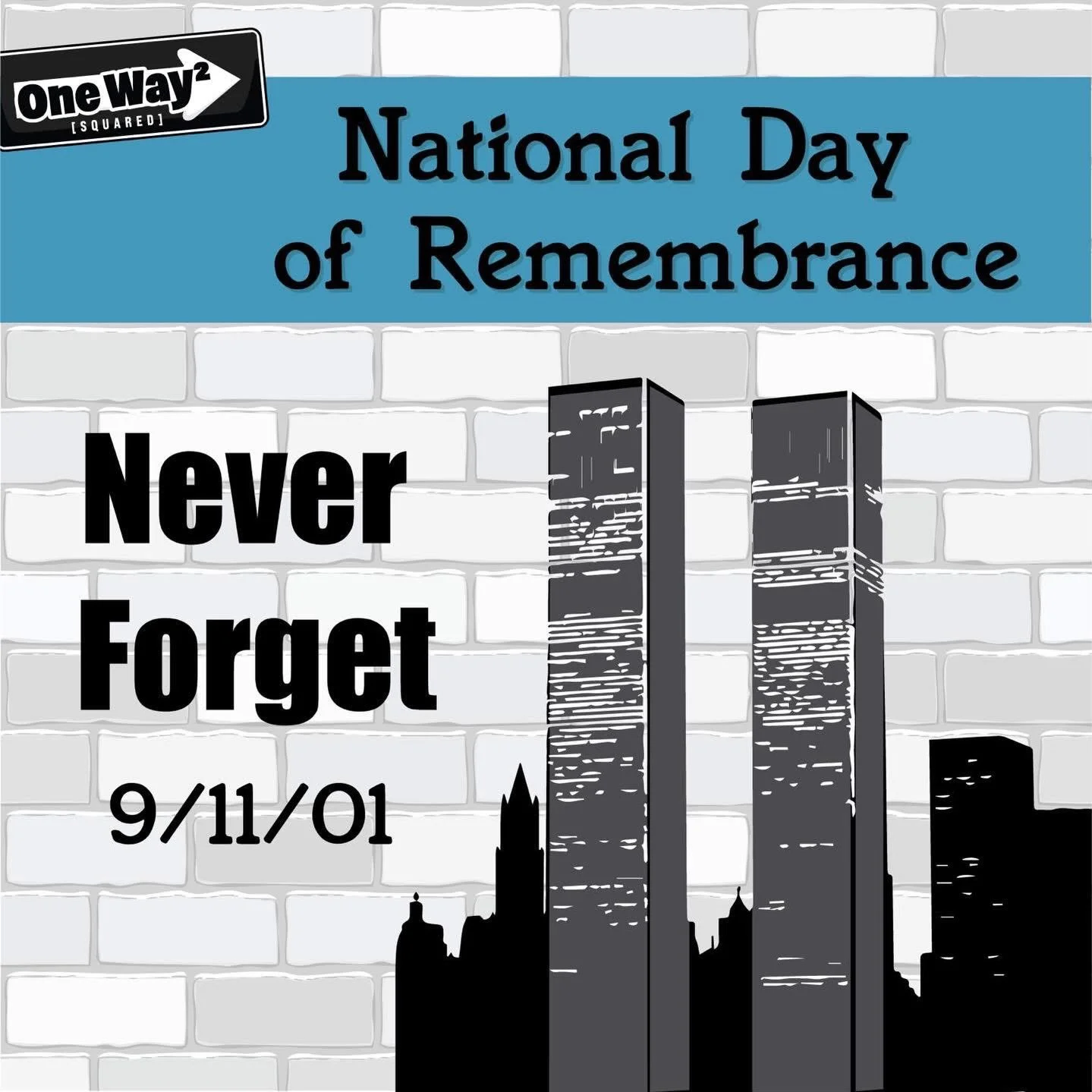 25 years.

Today we remember the many lives that were lost on September 11, 2001. We honor the victims, their families, the survivors, and the brave first responders who answered the call. 🇺🇸🙏🏻

We will never forget.

#OneWay2 #neverforget #unite
