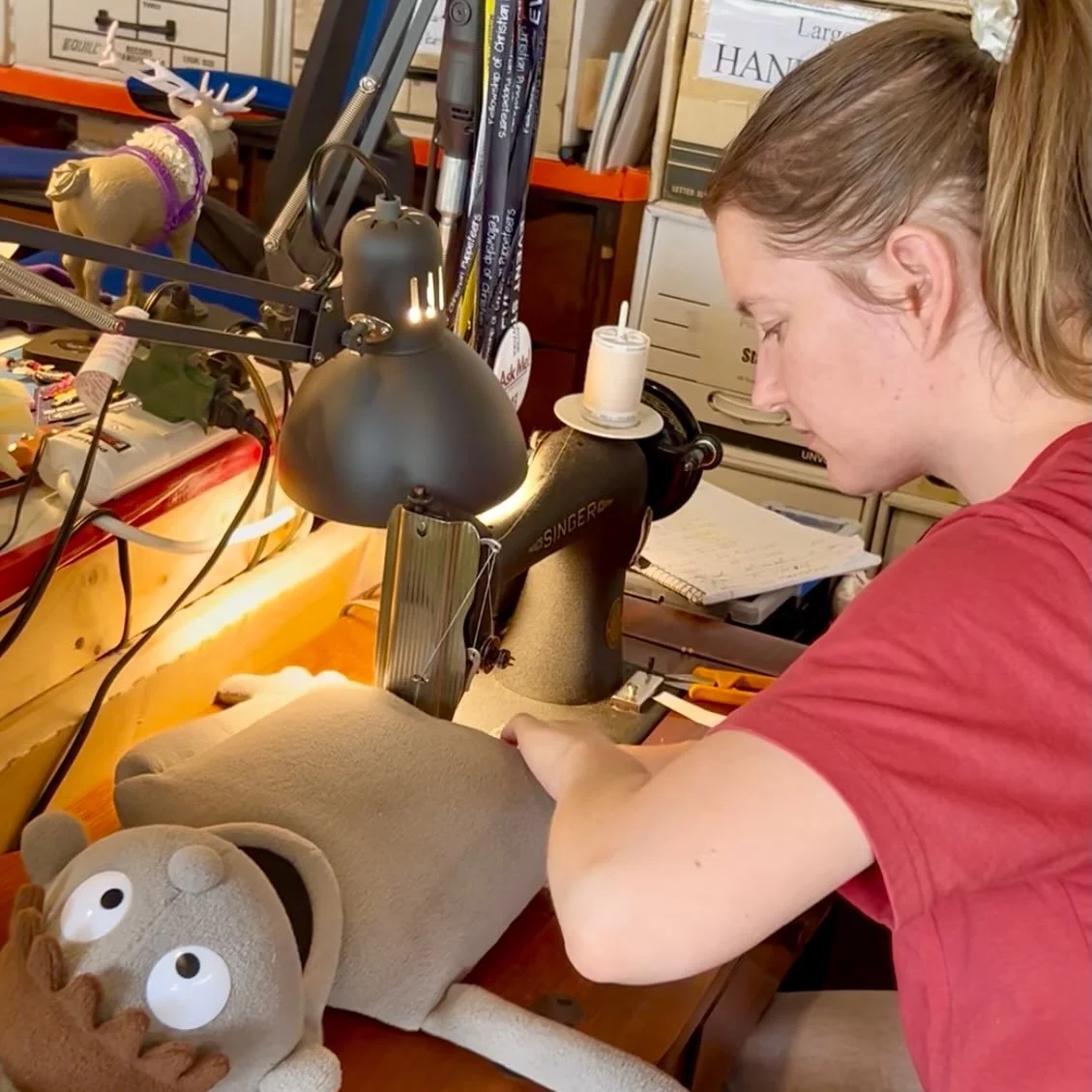 It&rsquo;s a new week, and we&rsquo;ve got lots of orders to sew! 🧵✂️

Our machines are ready, the fabric is waiting, and the stuffing is&hellip; well, everywhere. 😂

We&rsquo;re SEW excited to get started and bring your orders to life! There&rsquo