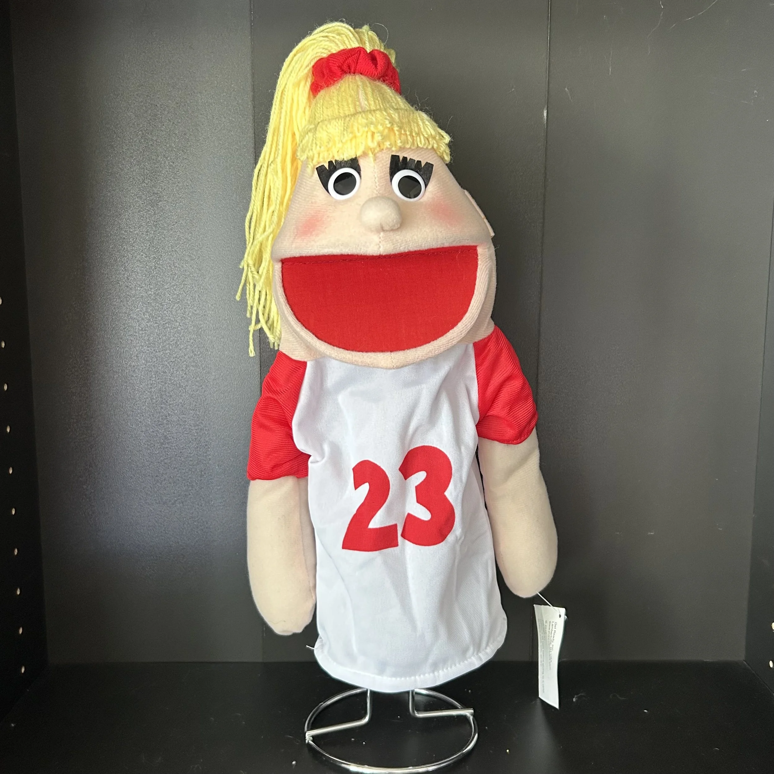 Sports Girl Puppet (White)
