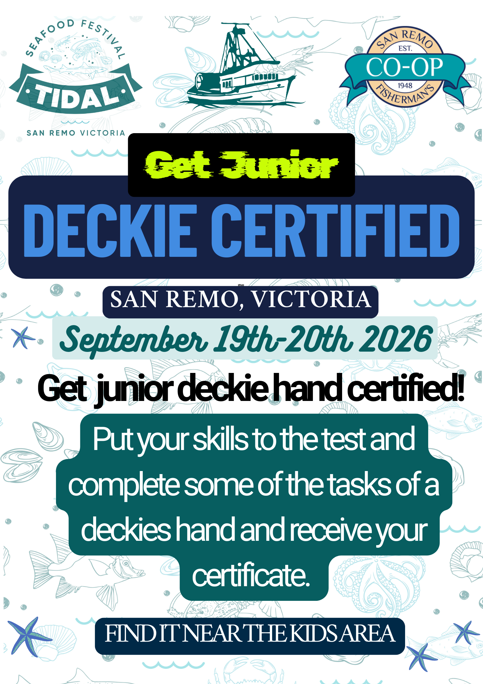 Get junior deckie certified 