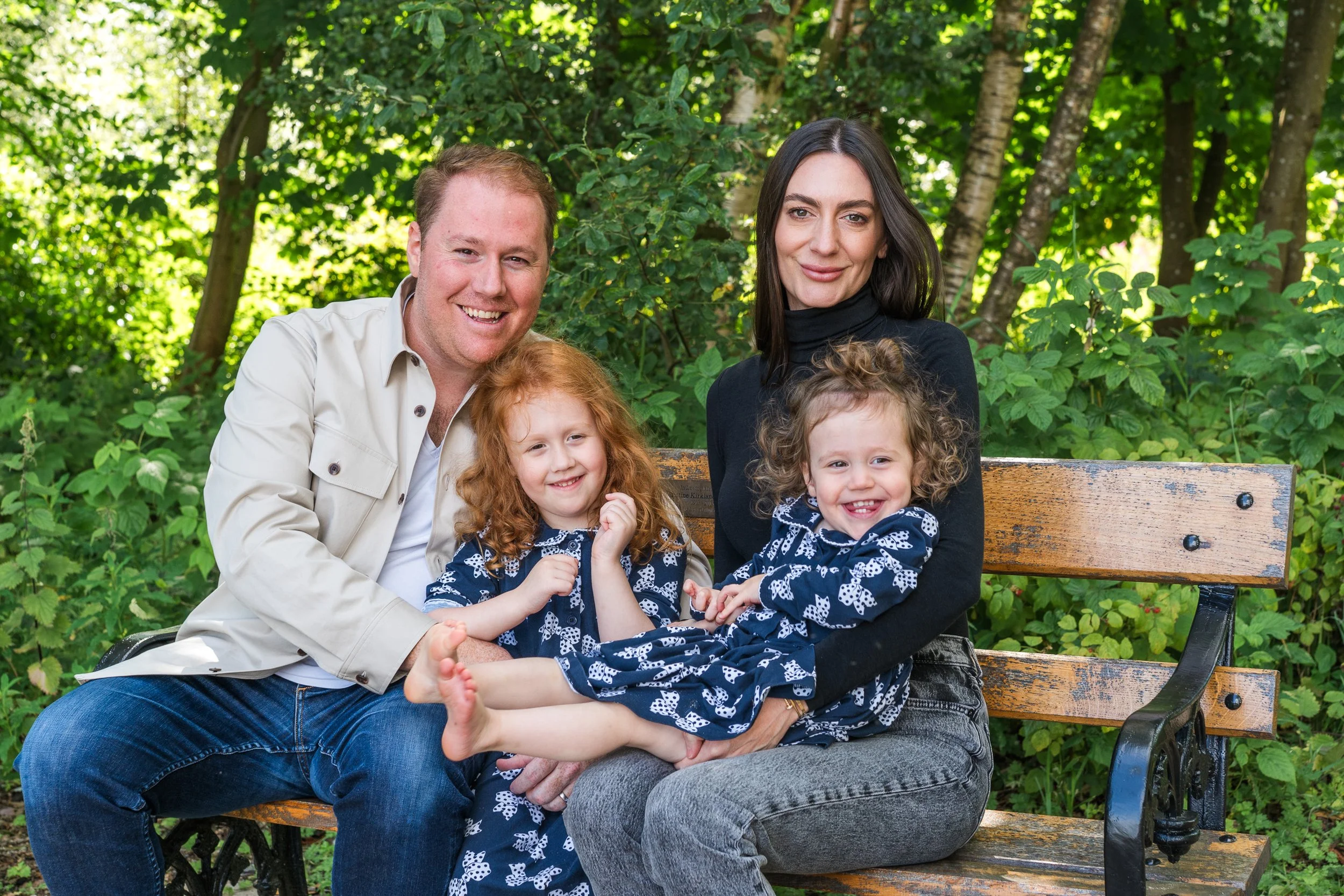 Family photography in the grounds of Cameron House, Loch Lomond