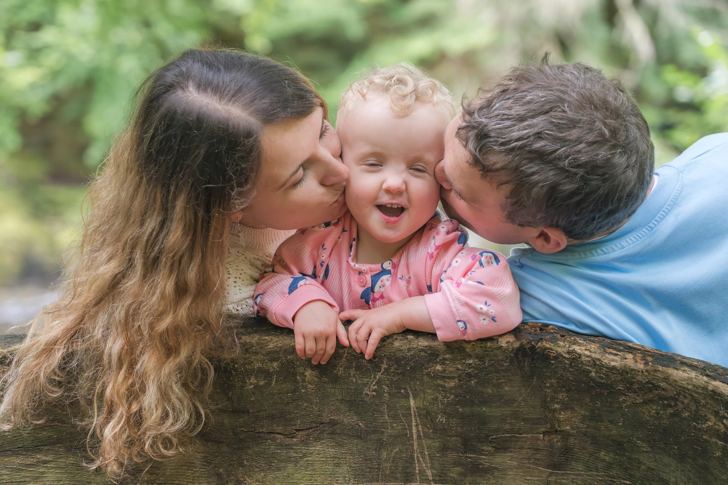 Photography of parents with their baby in Scotland