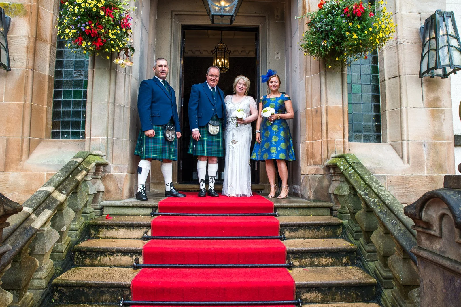 Small wedding ceremony at Cameron House Hotel, Loch Lomond