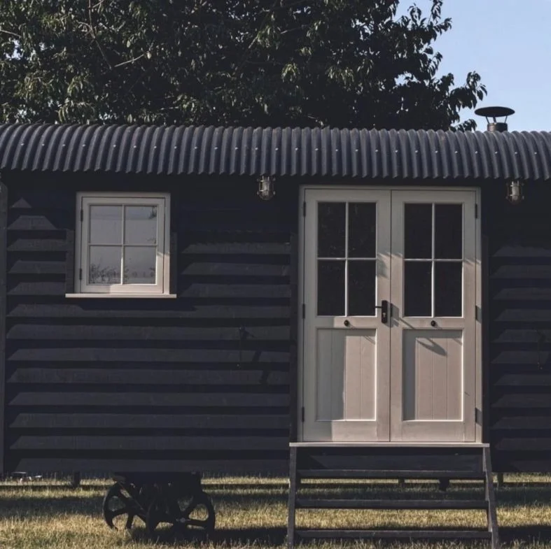 Shepherds hut accommodation