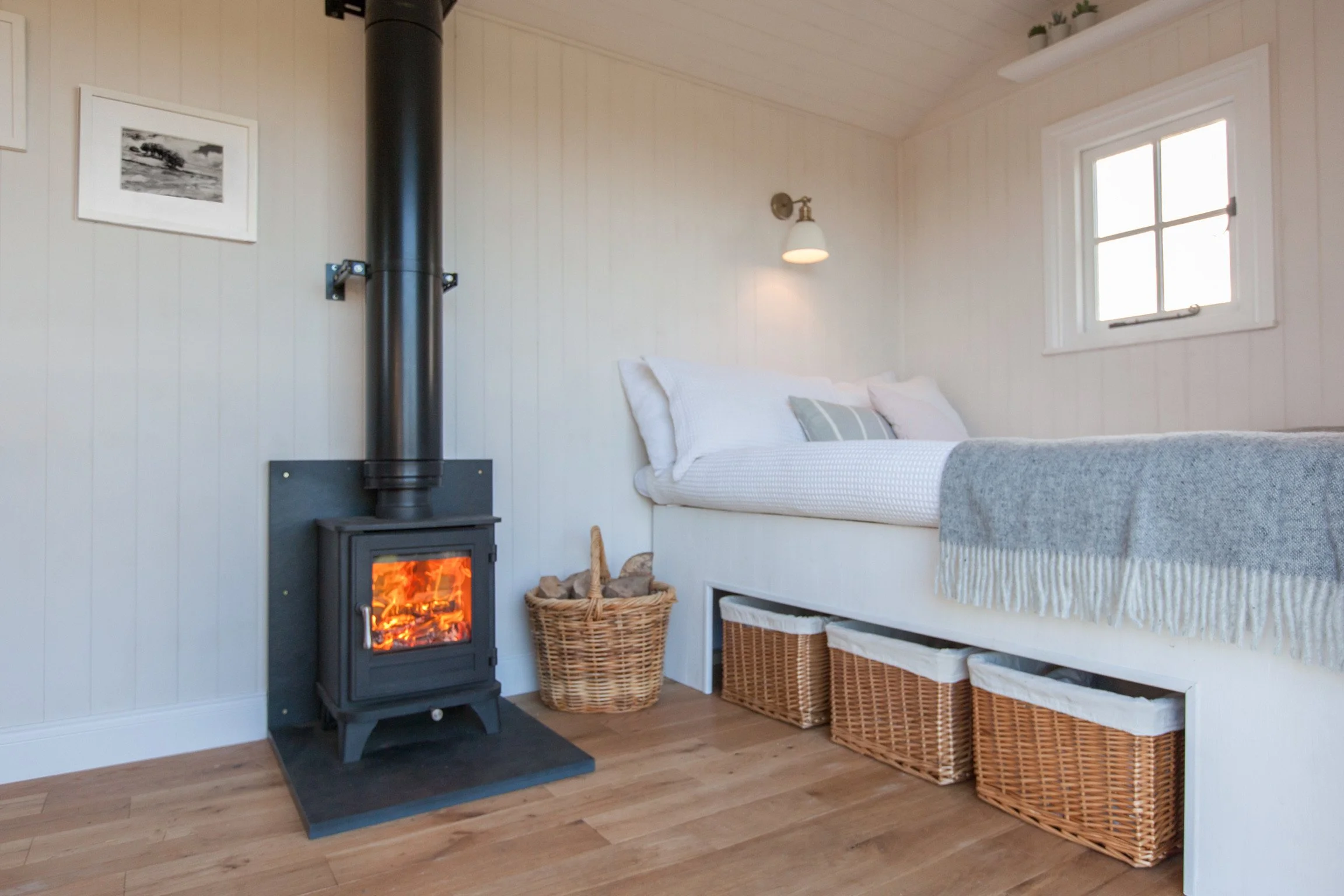 shepherds hut interior