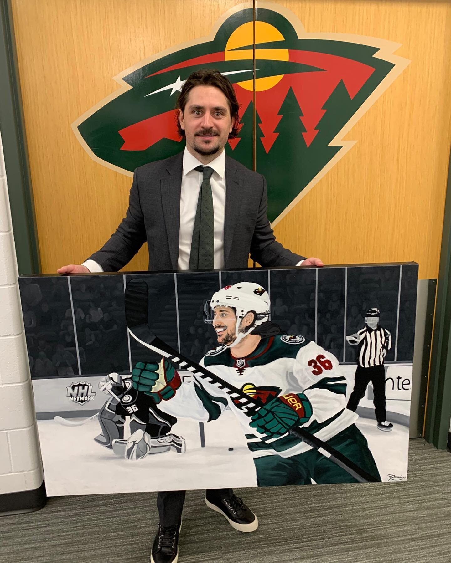 🏒 Sold | 2021 🏒

Piece for @matszuccarello - One of the highlights of my art career and favorite player on @minnesotawild 🫶🏼
