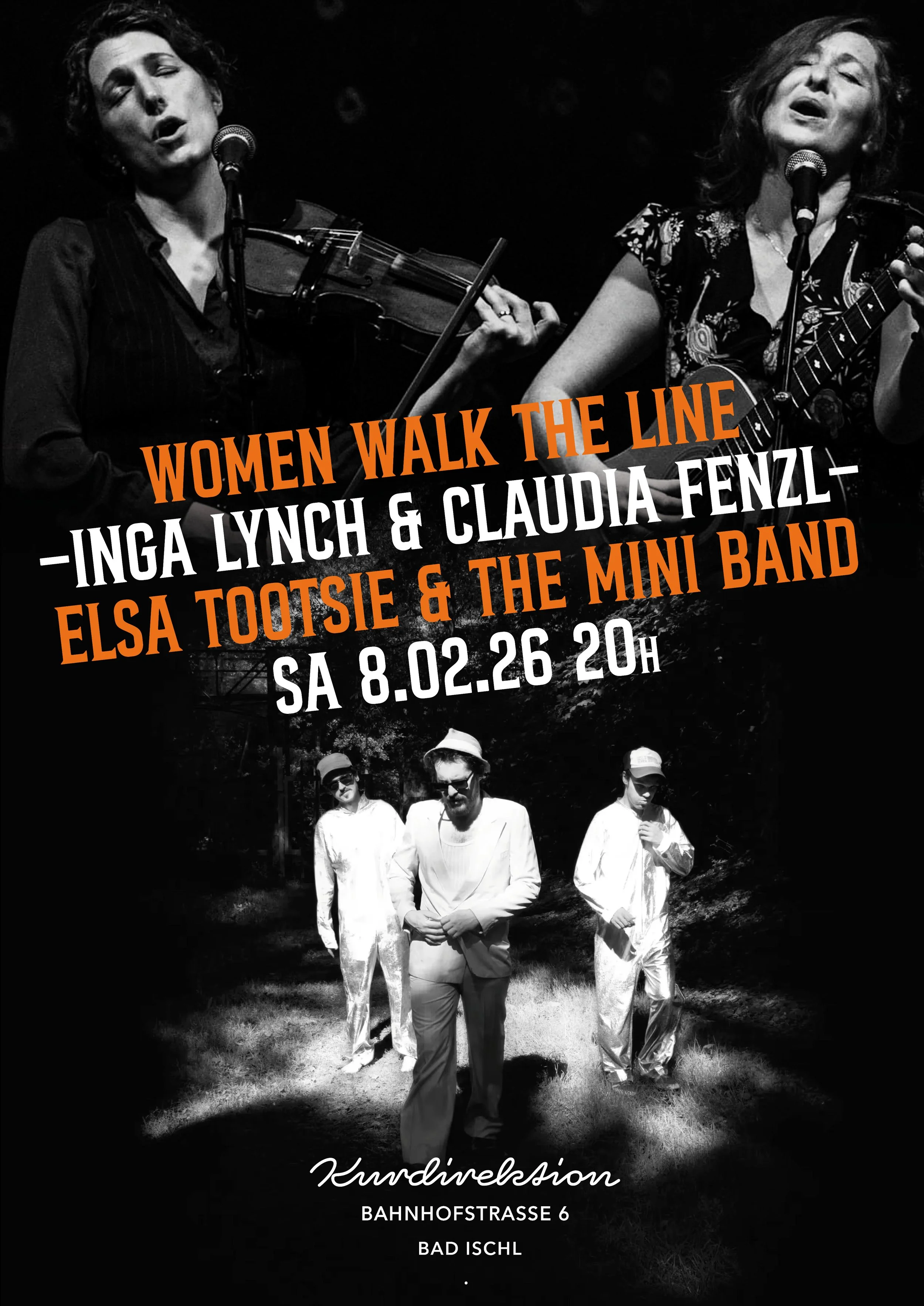  Elsa Tootsie and the Mini Band Featuring Women walk the Line