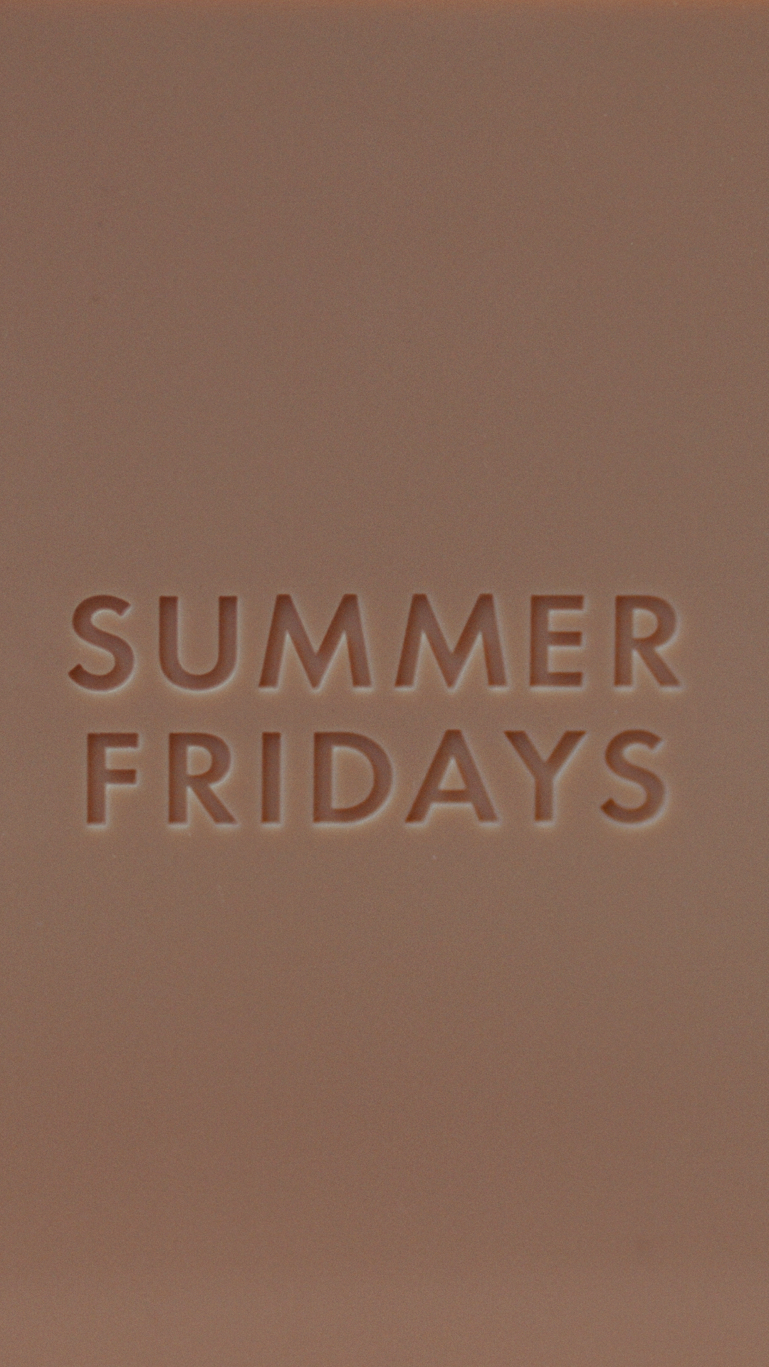 SUMMER FRIDAYS