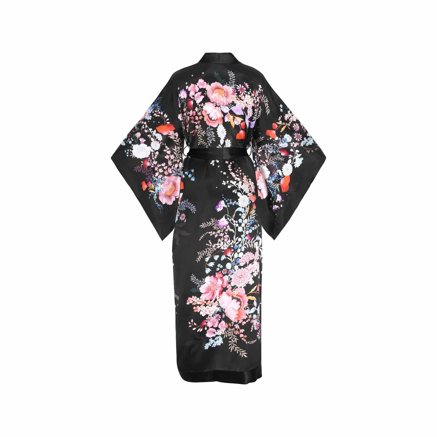 Laila Satin Kimono, Flowers