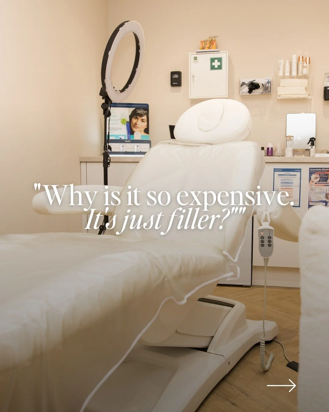 The price of injectable treatments has very little to do with what&rsquo;s inside the syringe.

When it comes to injectables, you&rsquo;re investing in anatomy, precision, medical training and, most importantly, your safety.

Because the right hands 