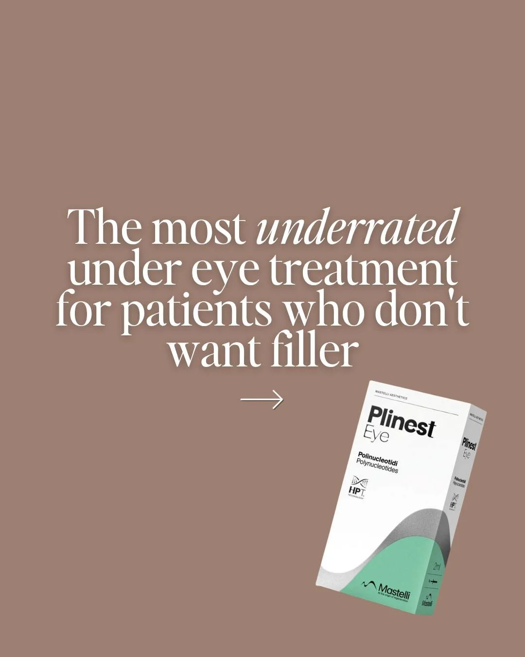 If your under-eyes are starting to look tired but filler doesn&rsquo;t feel like the right option for you, this is for you 👇🏼

We see so many patients who assume filler is the only solution, when actually, a lot of under-eye concerns come down to s