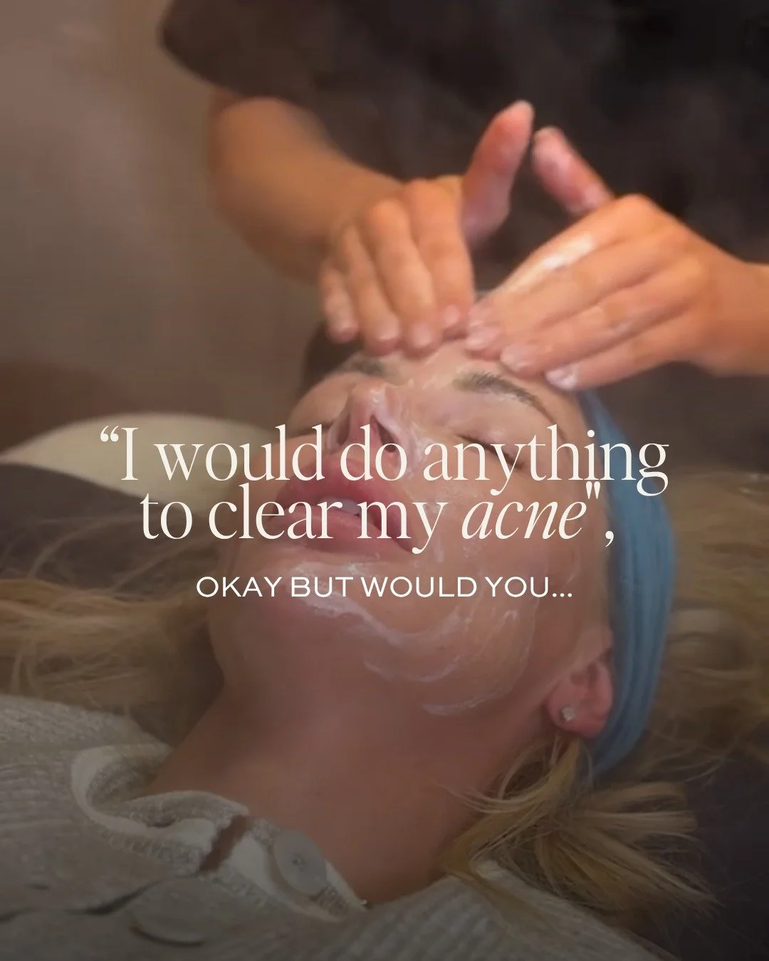 We hear this all the time in clinic, and we mean it when we say that clearing acne isn't just about finding the right treatment.

It's about looking honestly at the full picture, because what's happening on your skin is usually a reflection of what's