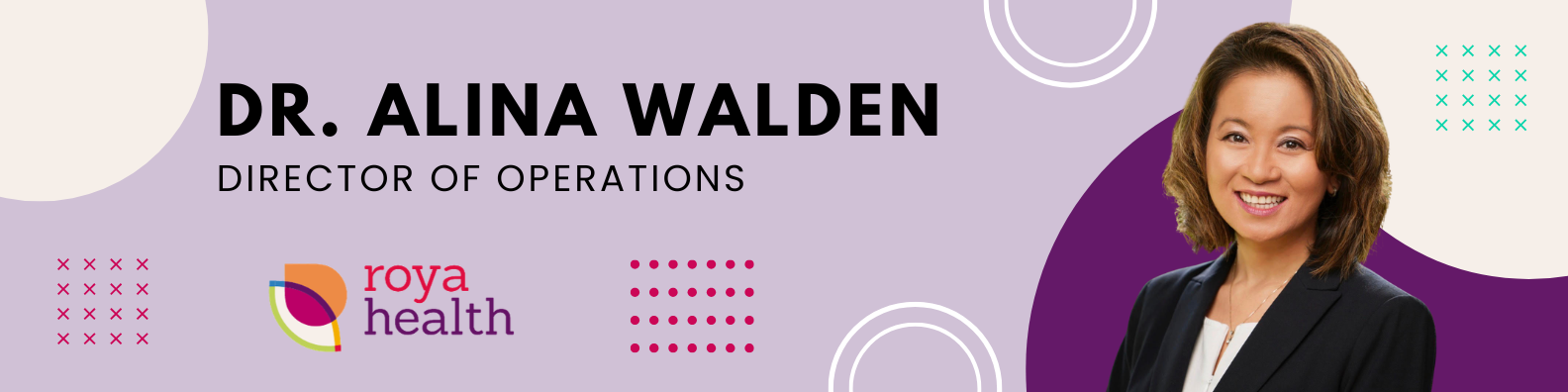Welcoming Dr. Alina Walden, Director of Operations