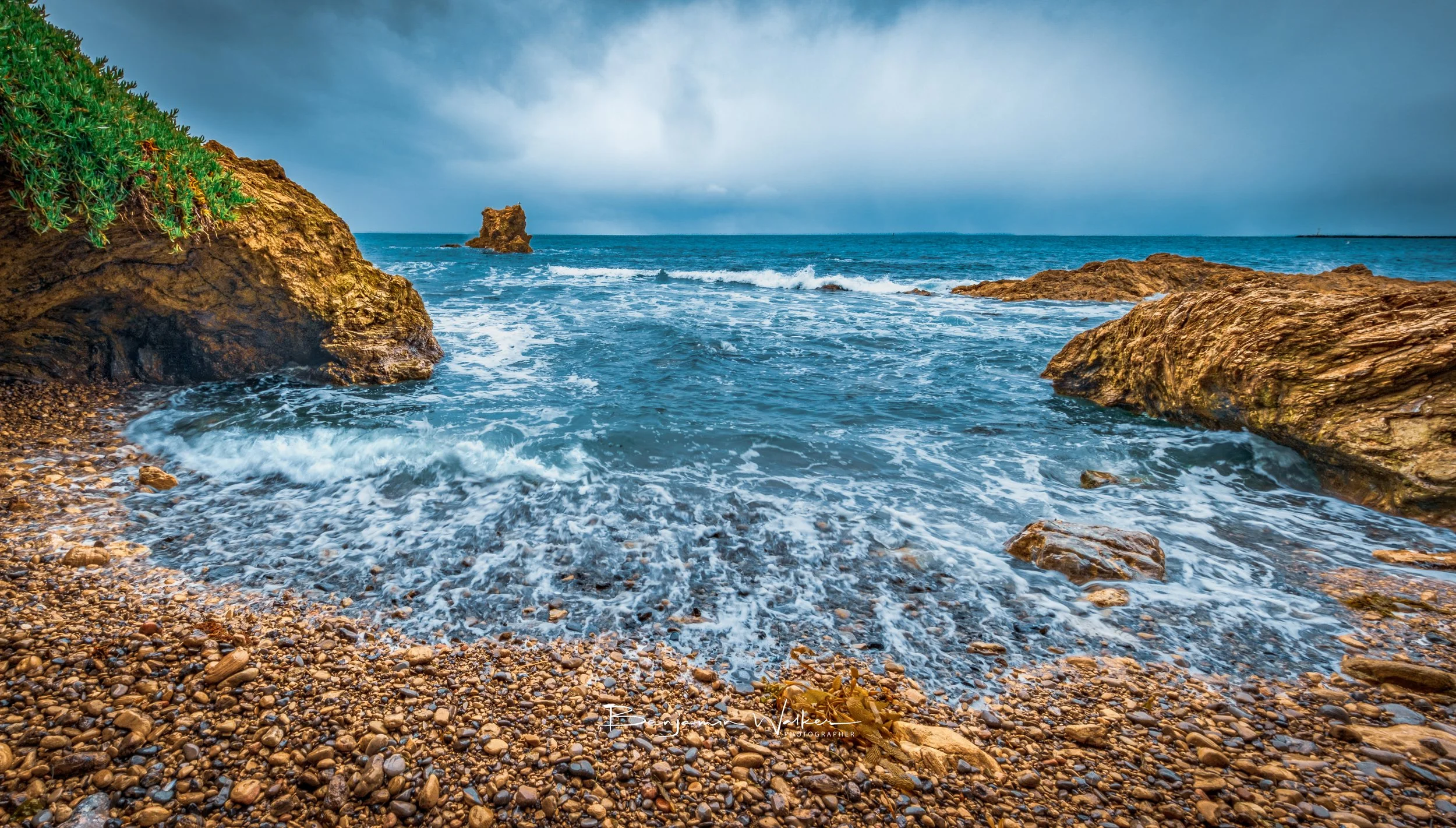 Little Corona Del Mar During Rainy Days of February 2026