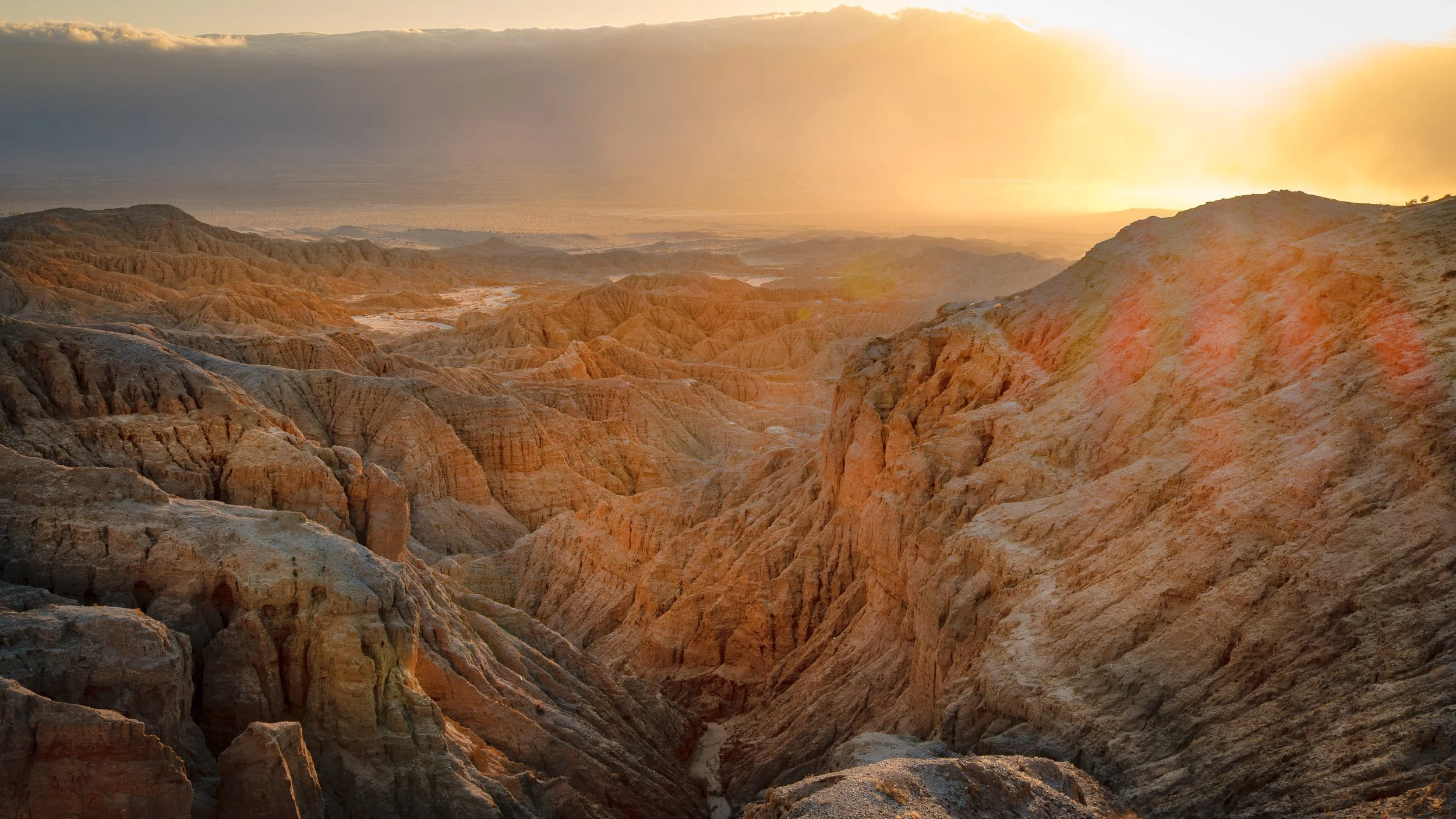 Sunset at Fonts Point, Anza Borrego
