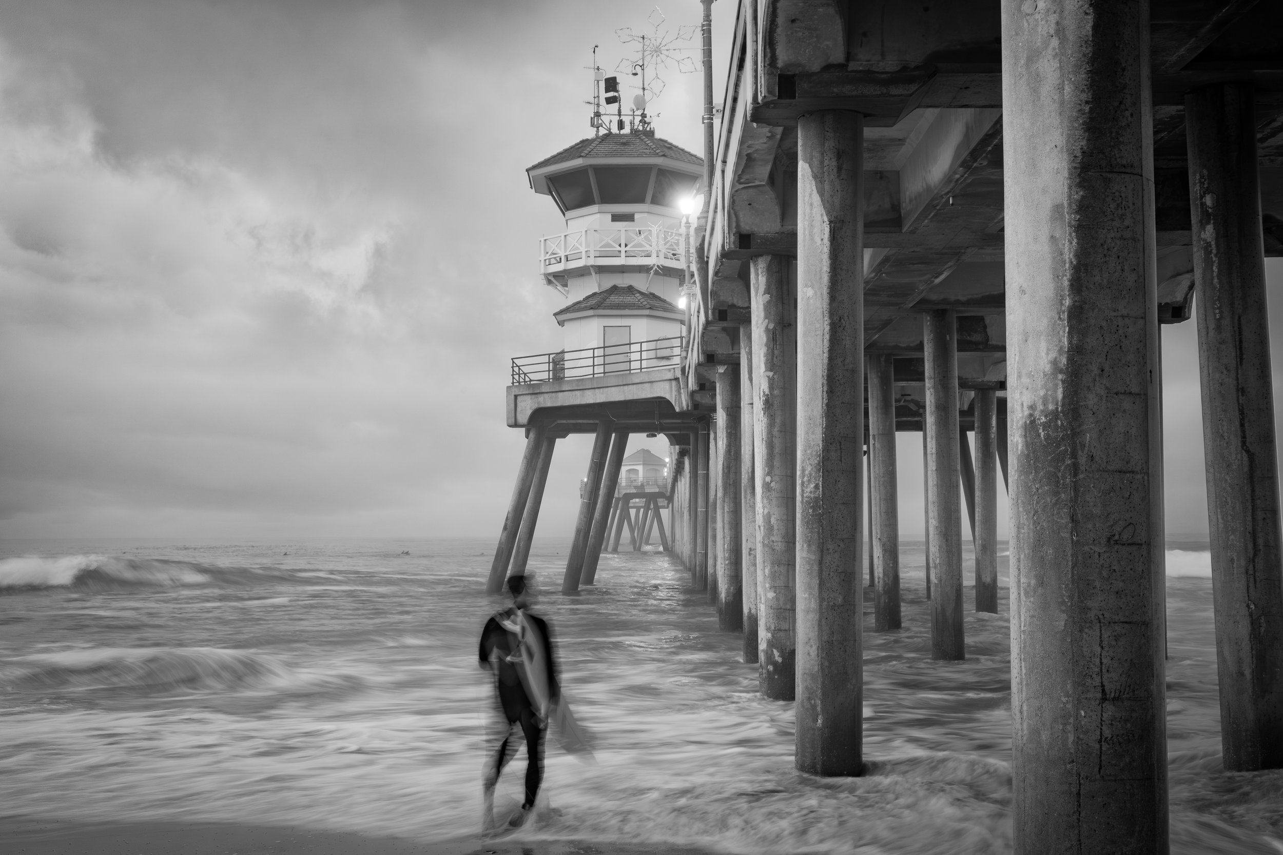 Surfer - Huntington Beach Pier
