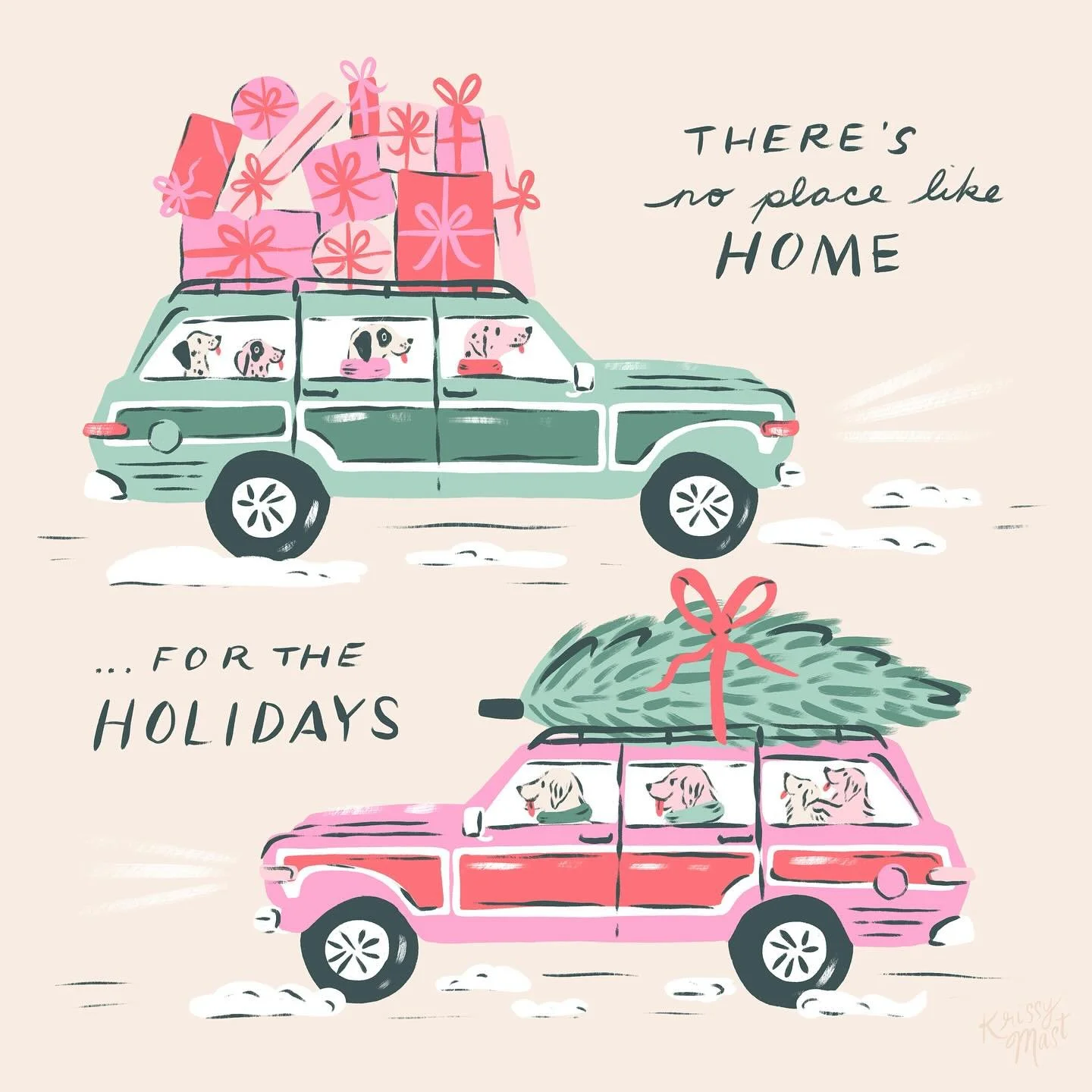 Truly there is no place like home for the holidays. Safe travels to all who are hitting the road or the skies today, and yay for the official start of the Christmas Season!!!!!! We will get our tree on Friday (our family tradition going back to when 