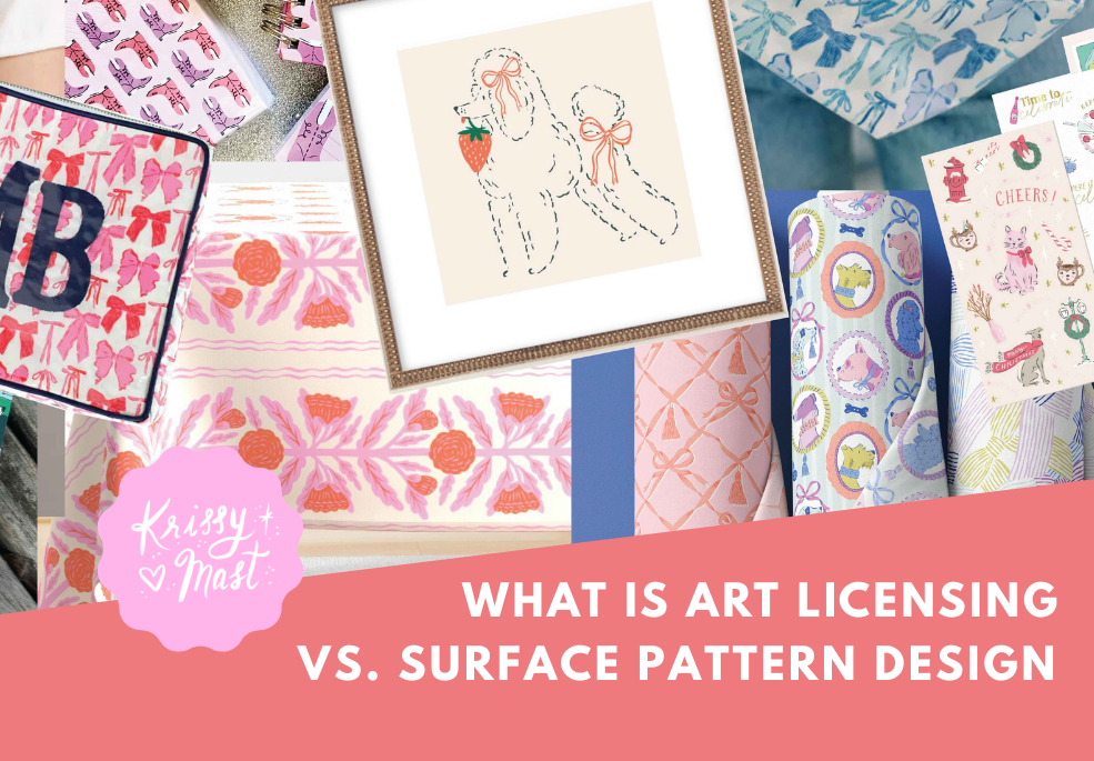 What is Art Licensing vs. Surface Pattern Design