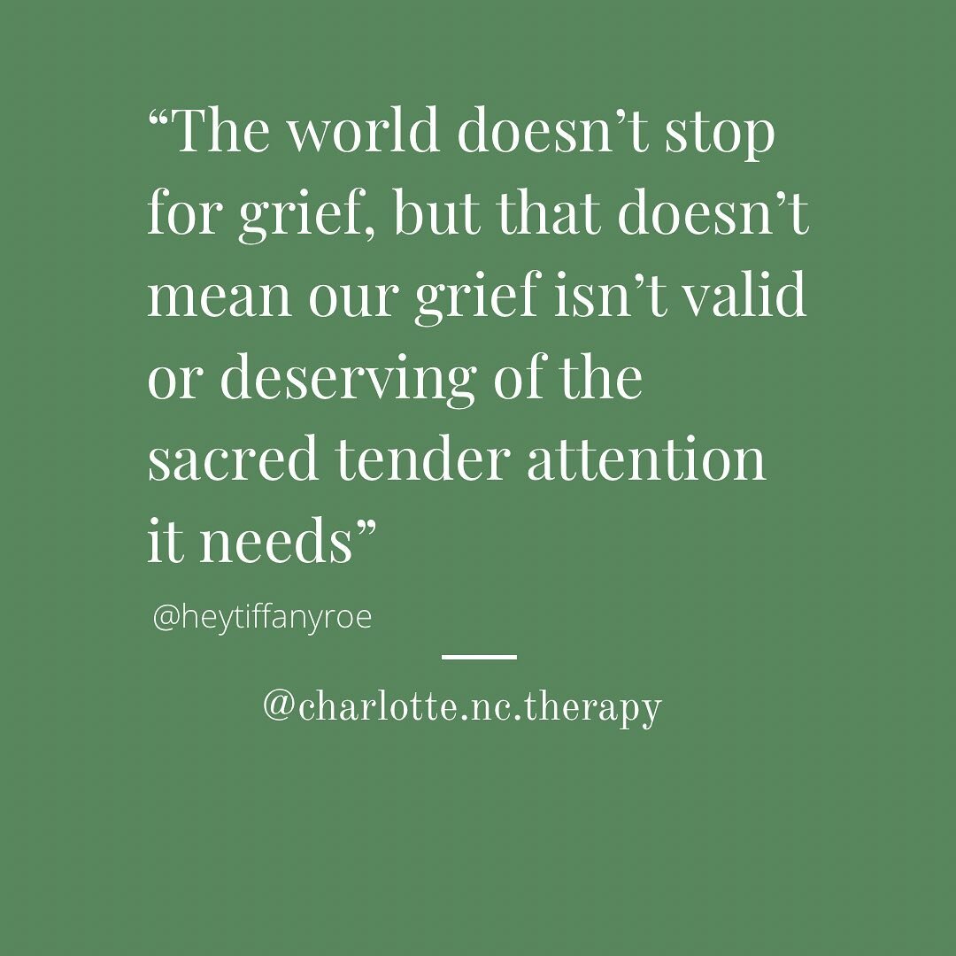 Take time to grieve.

#therapynuggets
