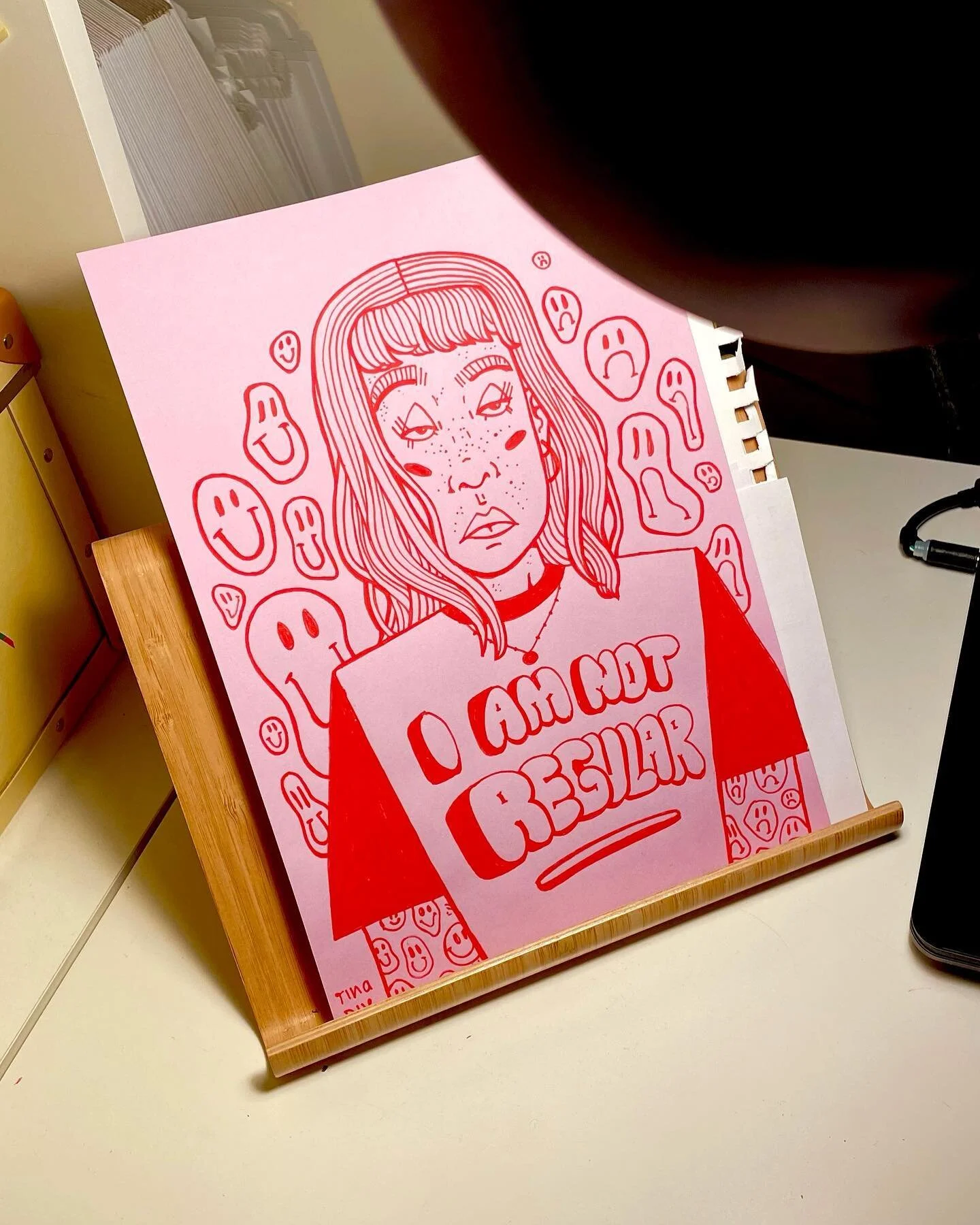 day 24: bold
#tinadiytober
&ndash;

&bdquo;I am not regular.&quot;

&ndash;

Auch wenn jetzt nicht mehr Oktober ist und der Inktober vorbei ist, will ich trotzdem meine Tinadiytober-Liste fertig machen. Deshalb also hier mein Beitrag zu Tag 24 &quot;