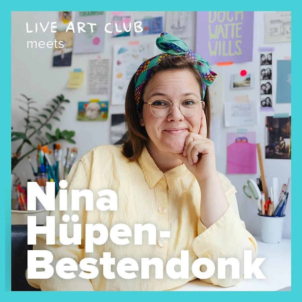 Am Sonntag ist es mal wieder soweit: wir haben Besuch in der Zeichenstunde, und zwar von der wundervollen Nina aka. @smaracuja 🩷🩵

Nina H&uuml;pen-Bestendonk ist studierte Kommunikationsdesignerin und Flummiweltmeisterin aus Berlin. Seit 2011 arbei