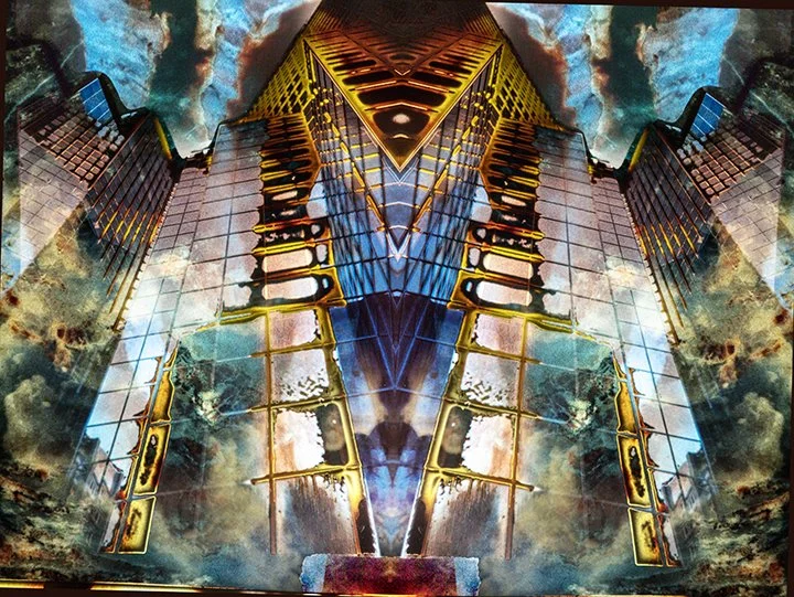 Experimental posterization driven by density masks sculpting light and restructuring tonal hierarchy.