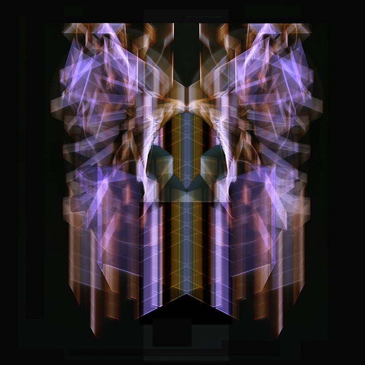 In-camera motion abstraction using stepped and continuous  movements with time exposure with color changes.