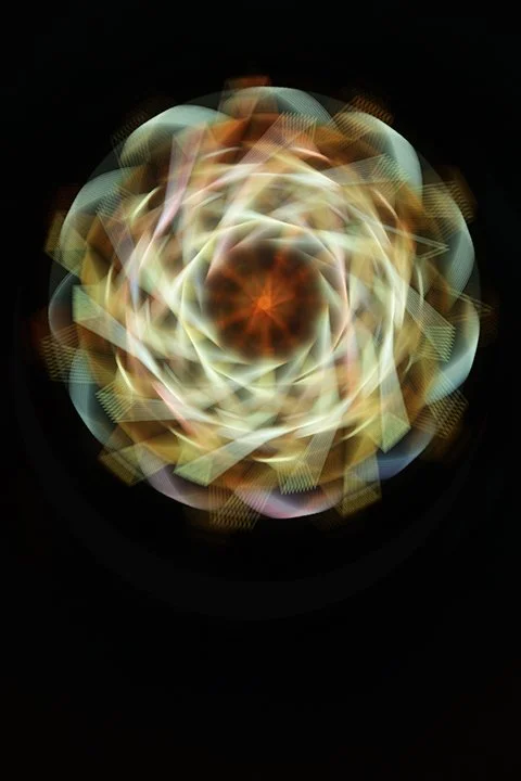 Motion- control using Z axis (rotational) used to create circular movement using time exposure.