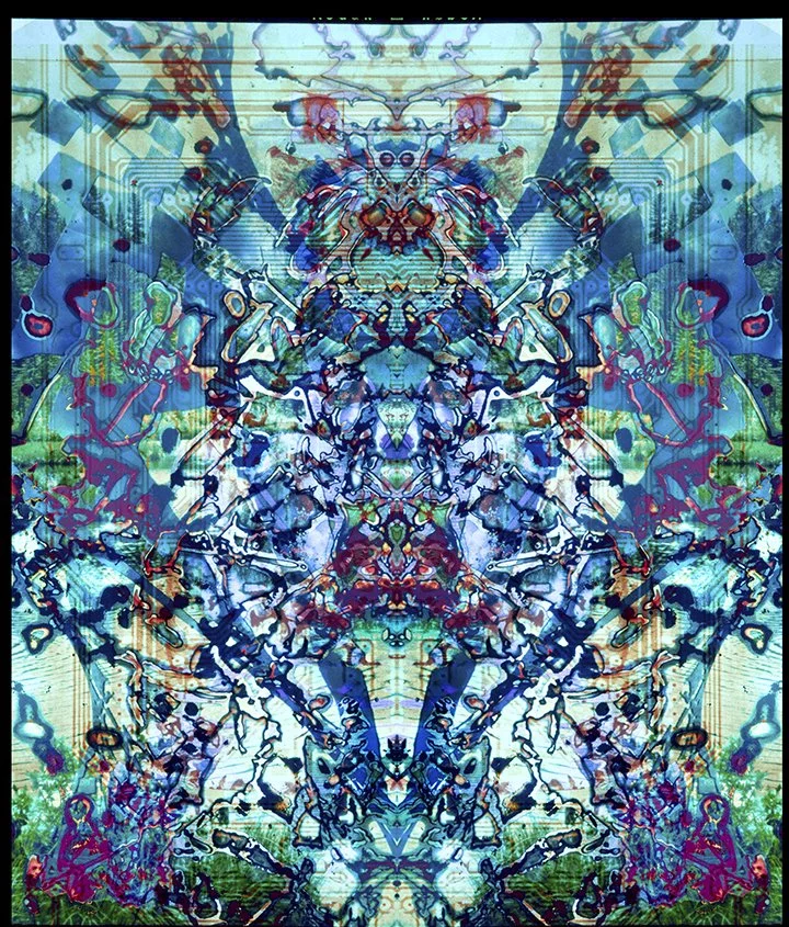 Visual effects created using traditional methods, high contrast masks were created to provide multiple exposures on a single frame.