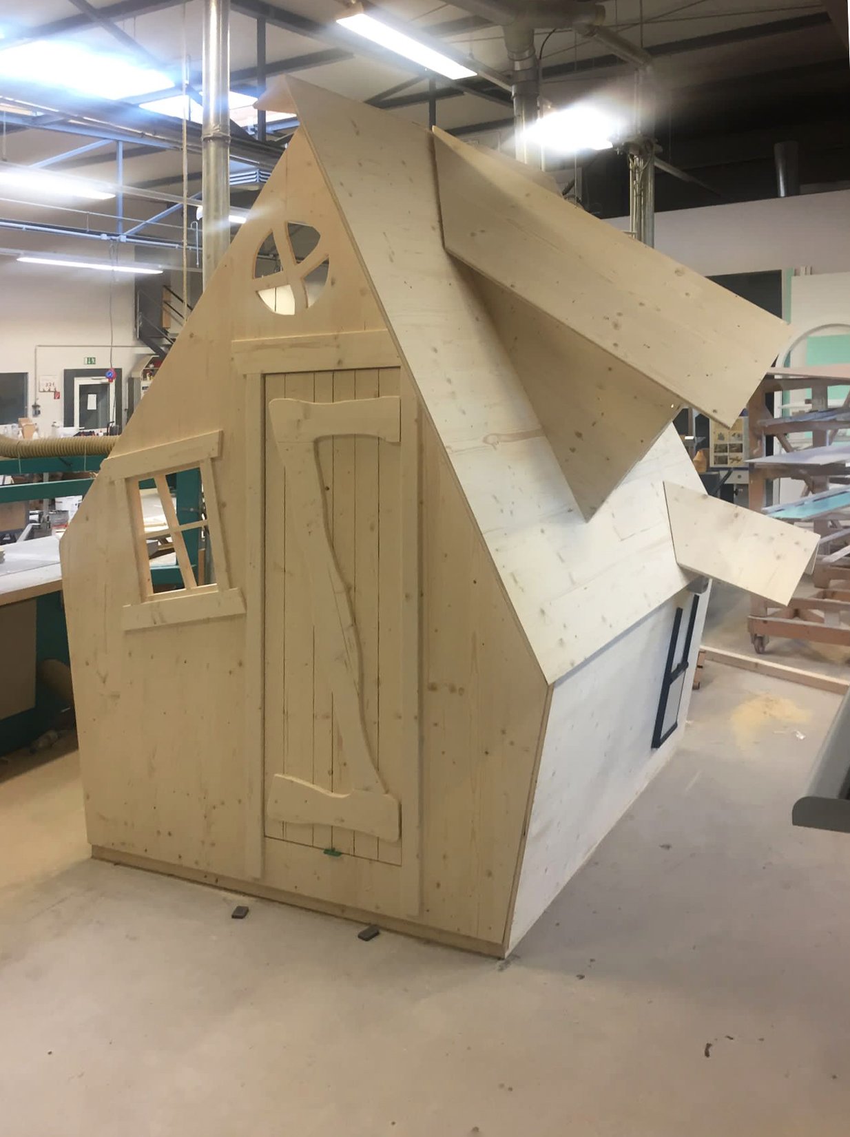 Handgefertigter Hühnerstall 