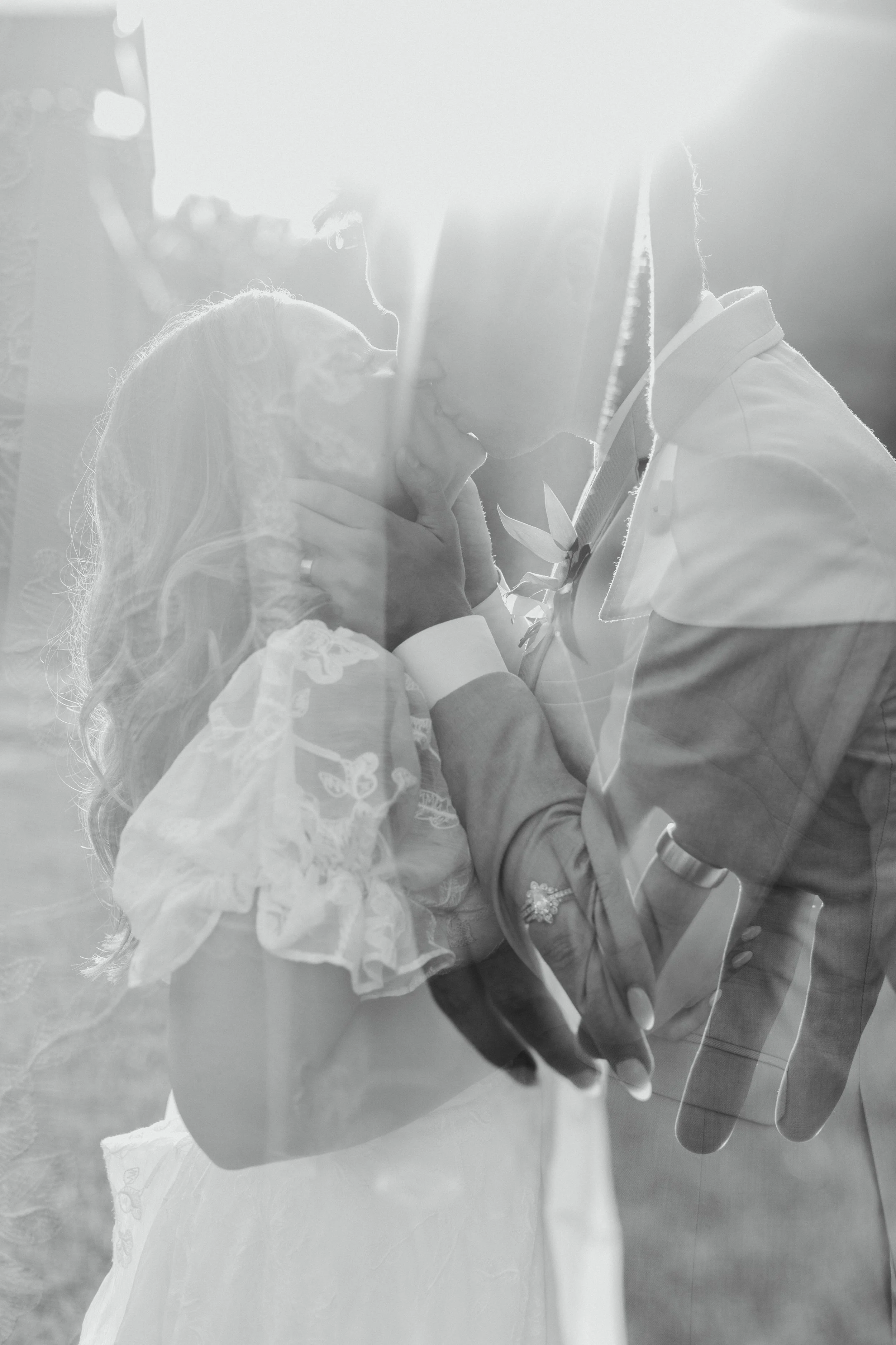 black+white+wedding+photo